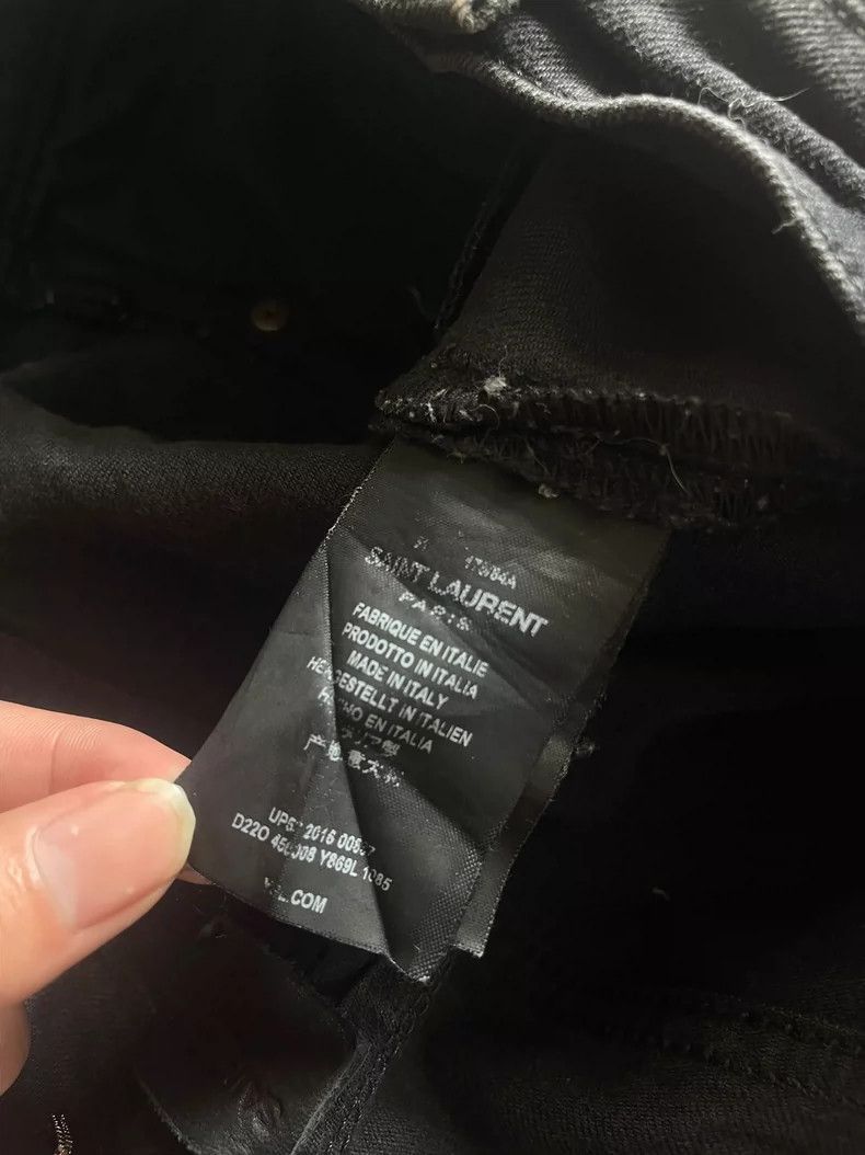 Saint Laurent Paris Saint Laurent Distressed Denim Jeans- Size US 31 - 6 Thumbnail