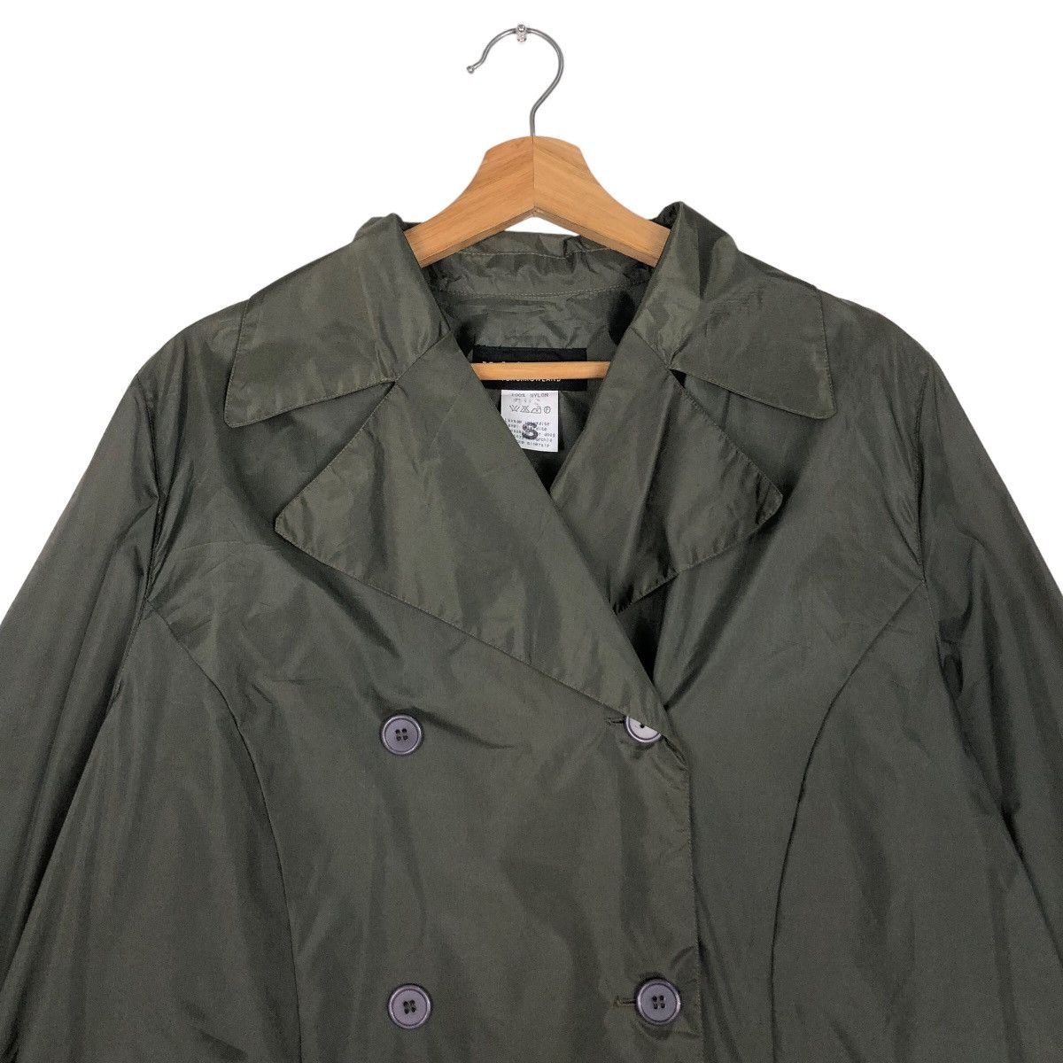 Issey Miyake 🔥Vtg Long Jacket Double Breast Macphee Tomorrowland Japan Size US S / EU 44-46 / 1 - 3 Thumbnail