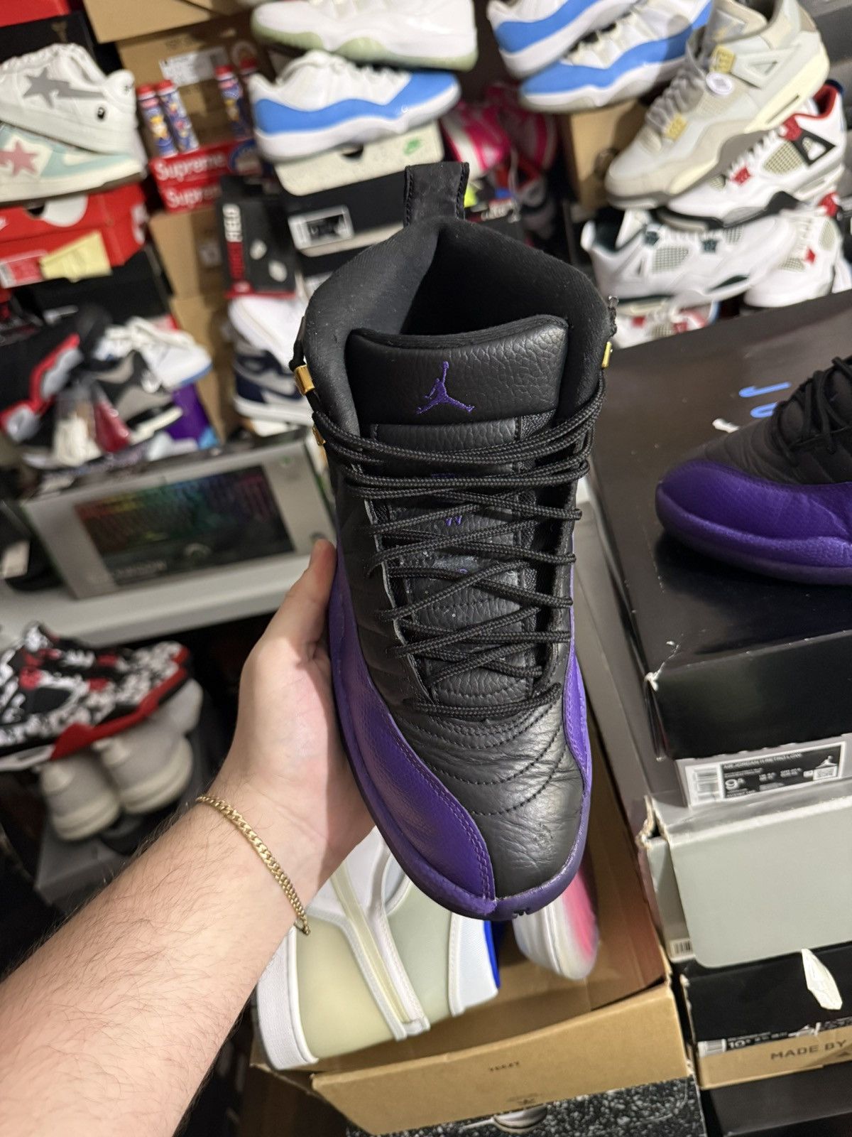 Jordan Brand Jordan retro 12 field purple sz 8 Size US 8 / EU 41 - 2 Thumbnail
