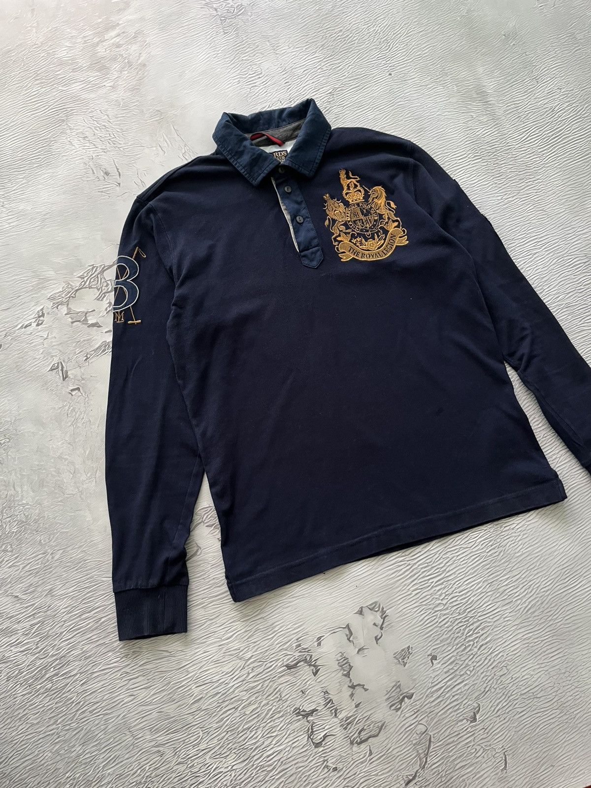 La Martina La Martina Polo Club The Royal Legion Dress Code Long Sleeve Size L / US 10 / IT 46 - 2 Thumbnail
