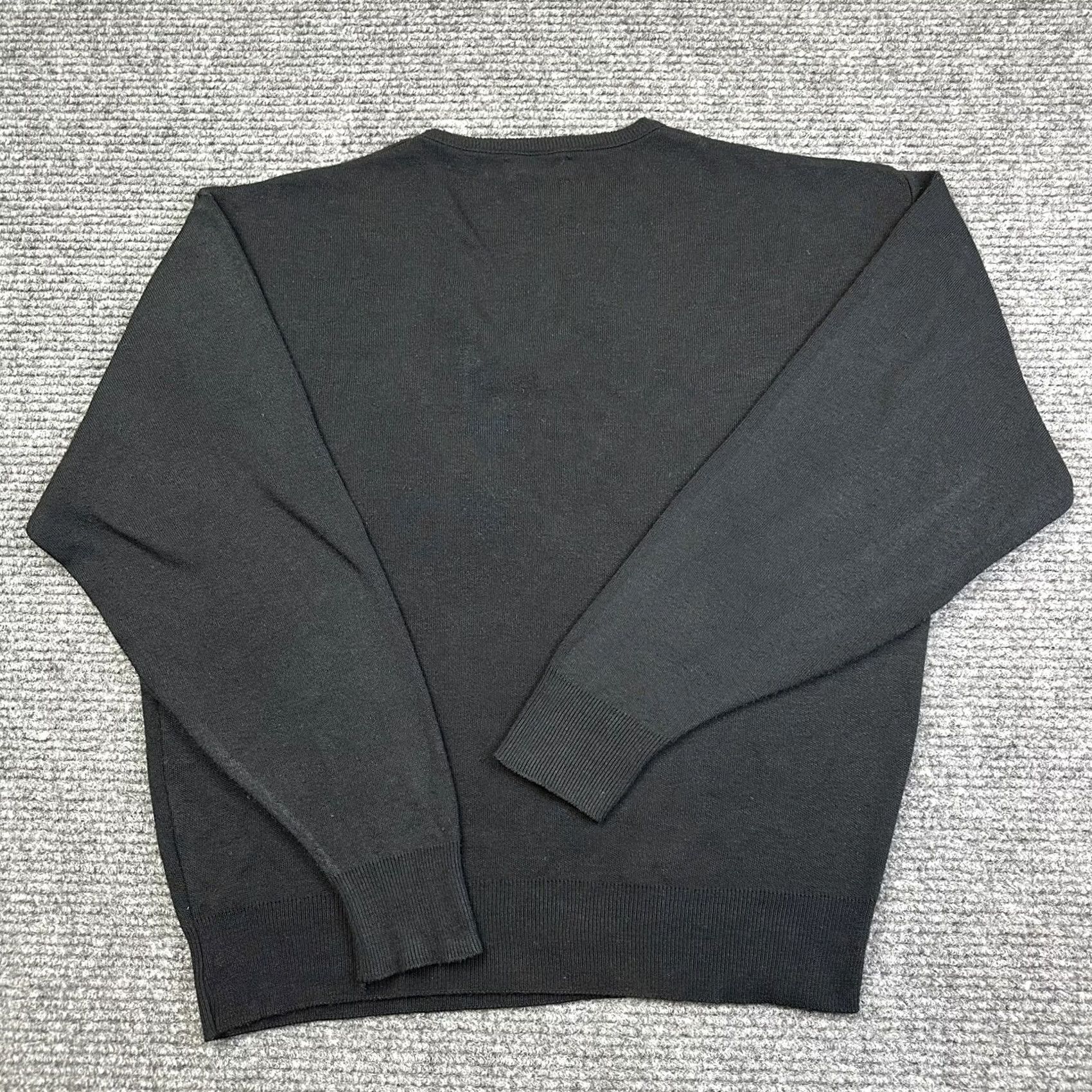 Vintage VINTAGE Arnold Palmer Golf Sweater V-Neck Large Black Acrylic Made In USA Men Size L Size US L / EU 52-54 / 3 - 3 Thumbnail