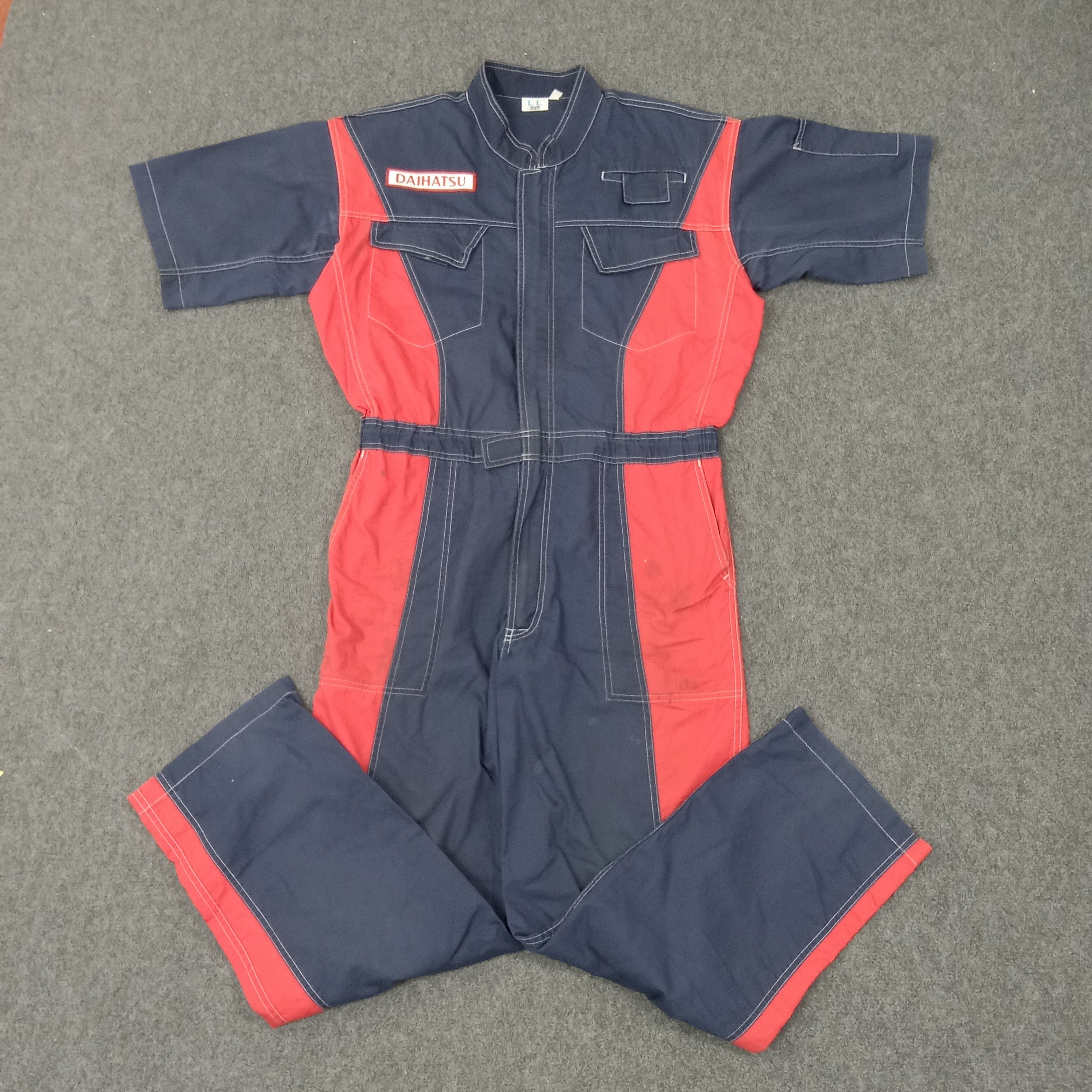 Japanese Brand × Vintage Daihatsu Japanese Racing Team Coverall Jacket Size US L / EU 52-54 / 3 - 1 Thumbnail