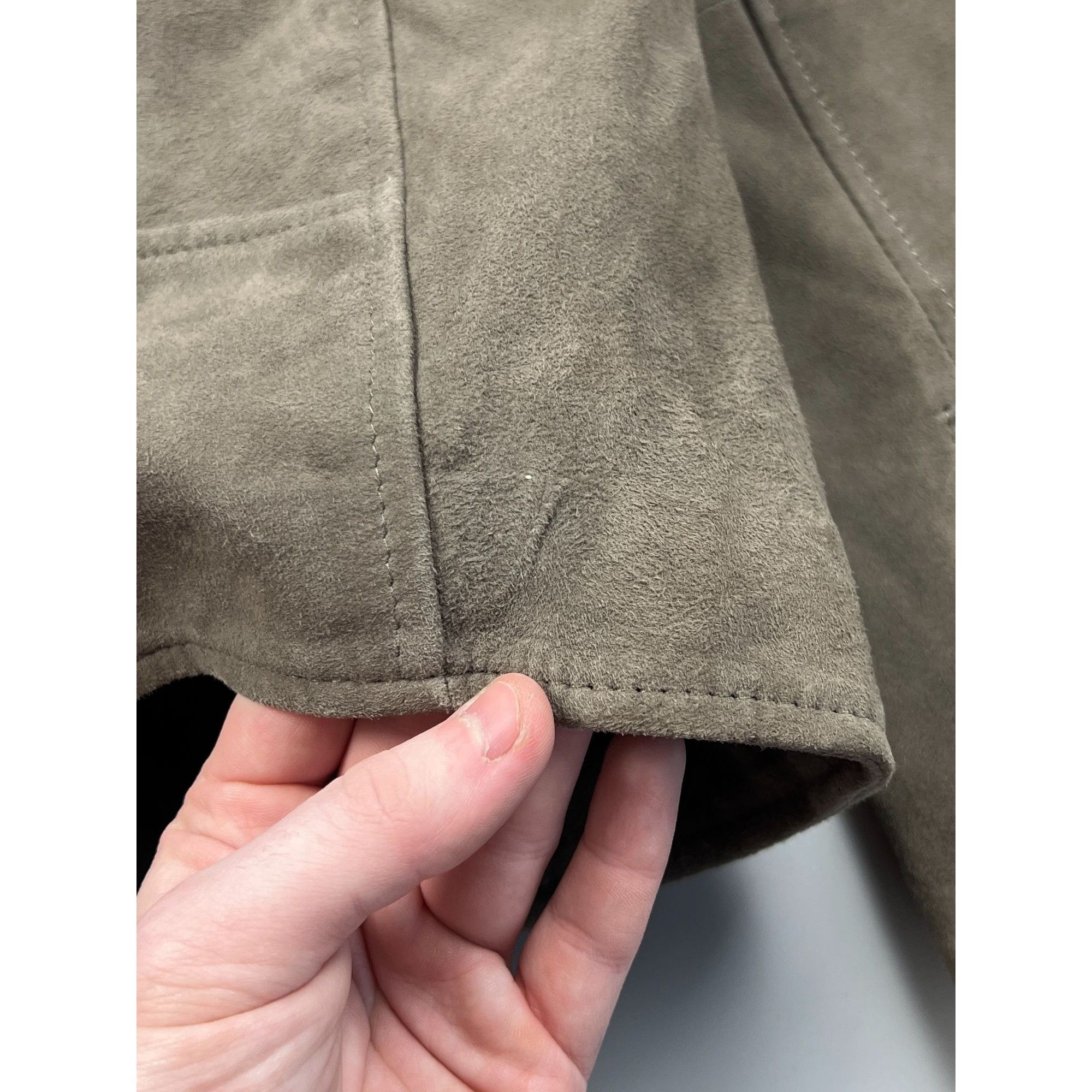 Selected Homme NWT Selected Homme Suede Leather Biker Jacket (Y0744) Size US S / EU 44-46 / 1 - 15 Thumbnail
