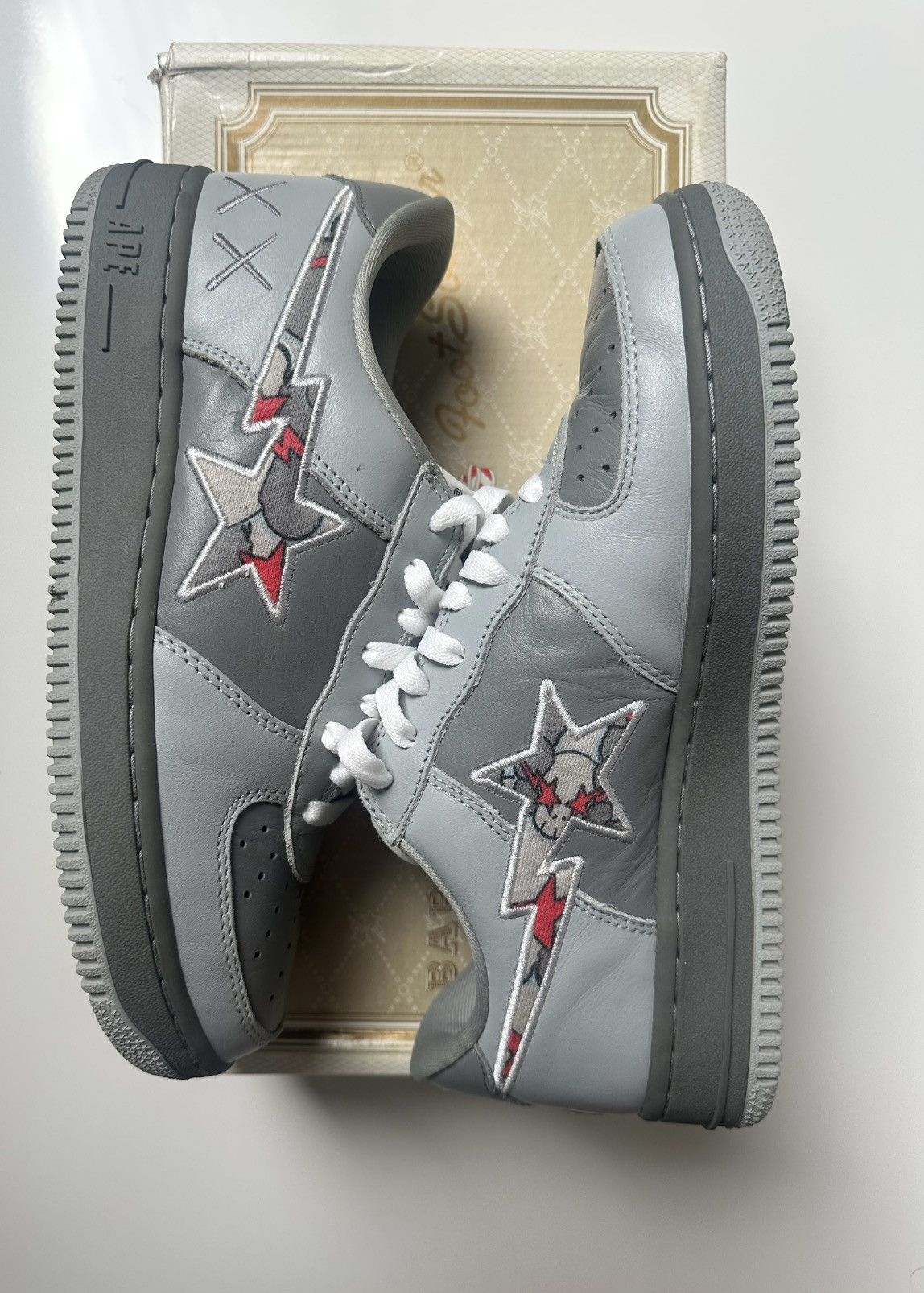 靴 DS BAPESTA KAWS animal kingdom Size 8 - A Bathing Ape Kaws x Bapesta FS-001 Animal Kingdom