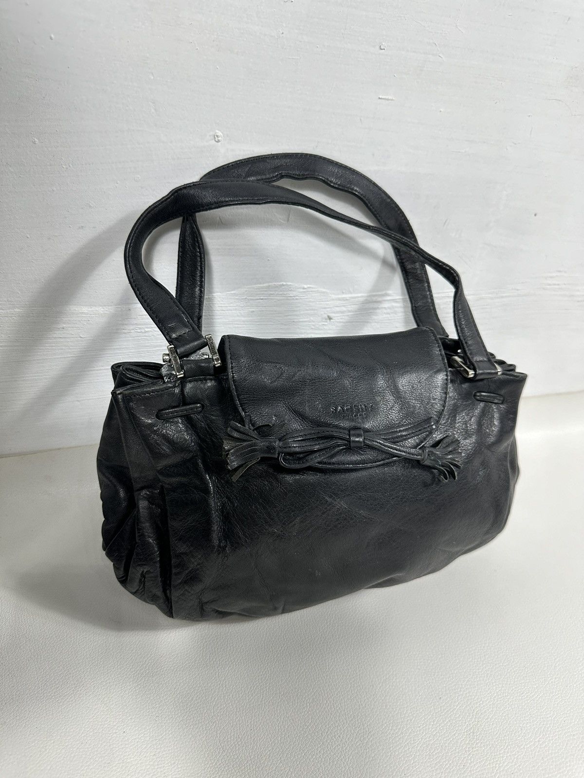 Yohji Yamamoto Ysaccs By Yohji Yamamoto Leather hobo Bag Size ONE SIZE - 6 Thumbnail