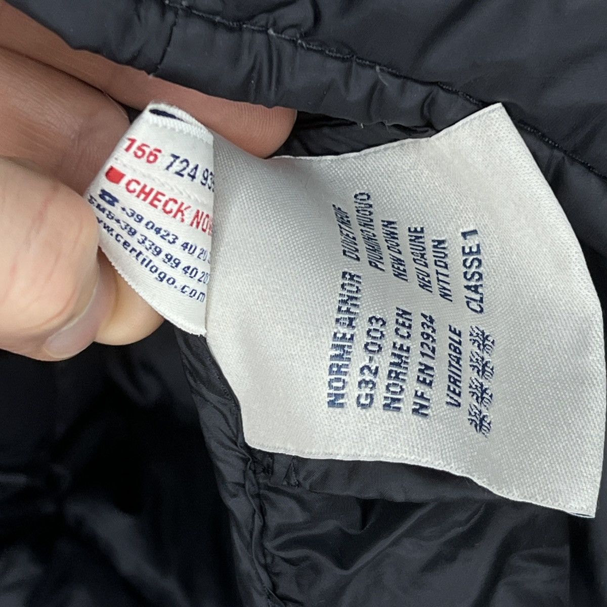 Designer × Moncler Moncler Puffer Down Vest Gilet Jacket Logo Black Retro Y2K Size M / US 6-8 / IT 42-44 - 8 Thumbnail