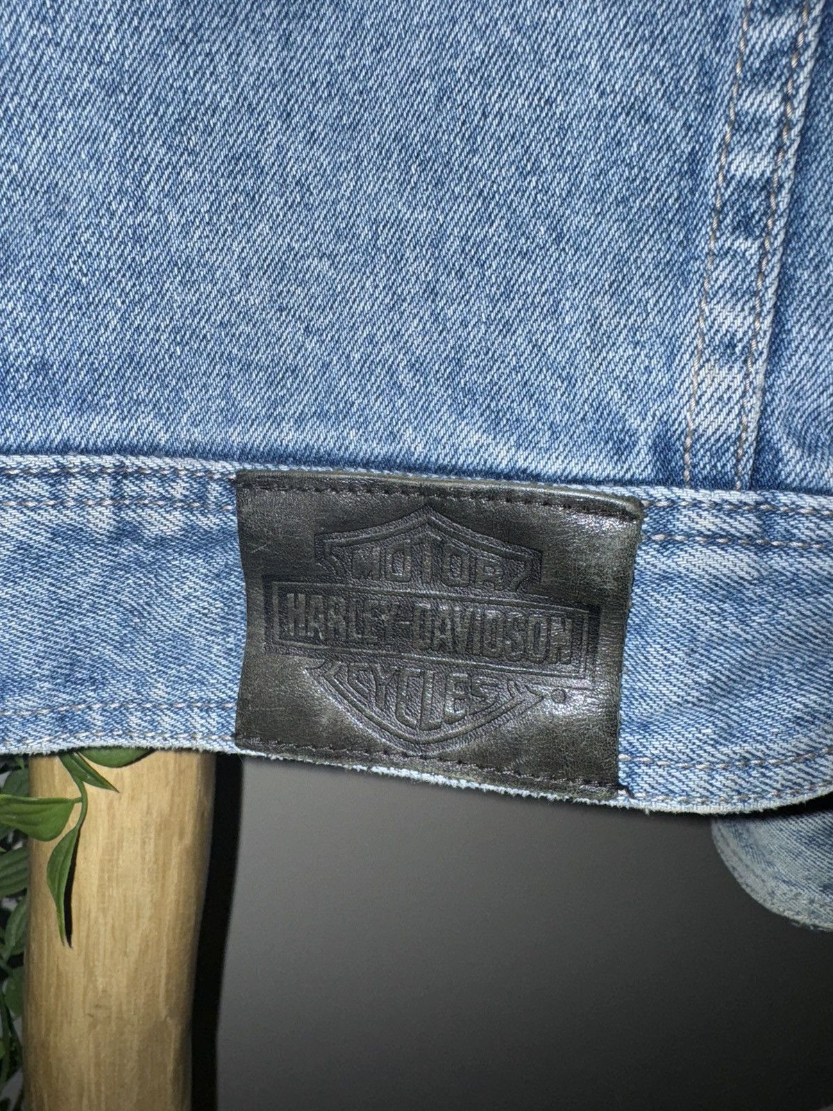 Harley Davidson Harley Davidson Denim Jean Jacket Size US M / EU 48-50 / 2 - 8 Thumbnail