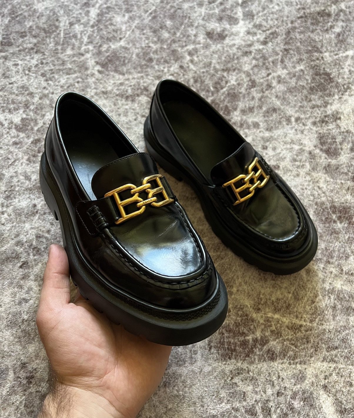 Avant Garde x Bally Leather Shoes Black, Women's (Size 6.5)