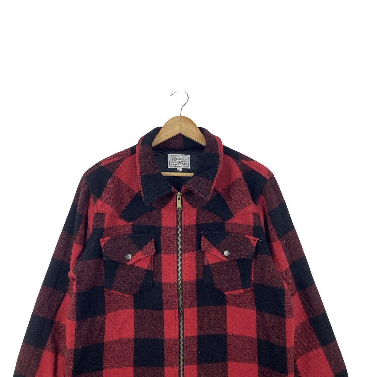 Vintage Vintage H BAR C CALIFORNIA Ranchwear Buffalo Plaid Zip Size US M / EU 48-50 / 2 - 2 Thumbnail