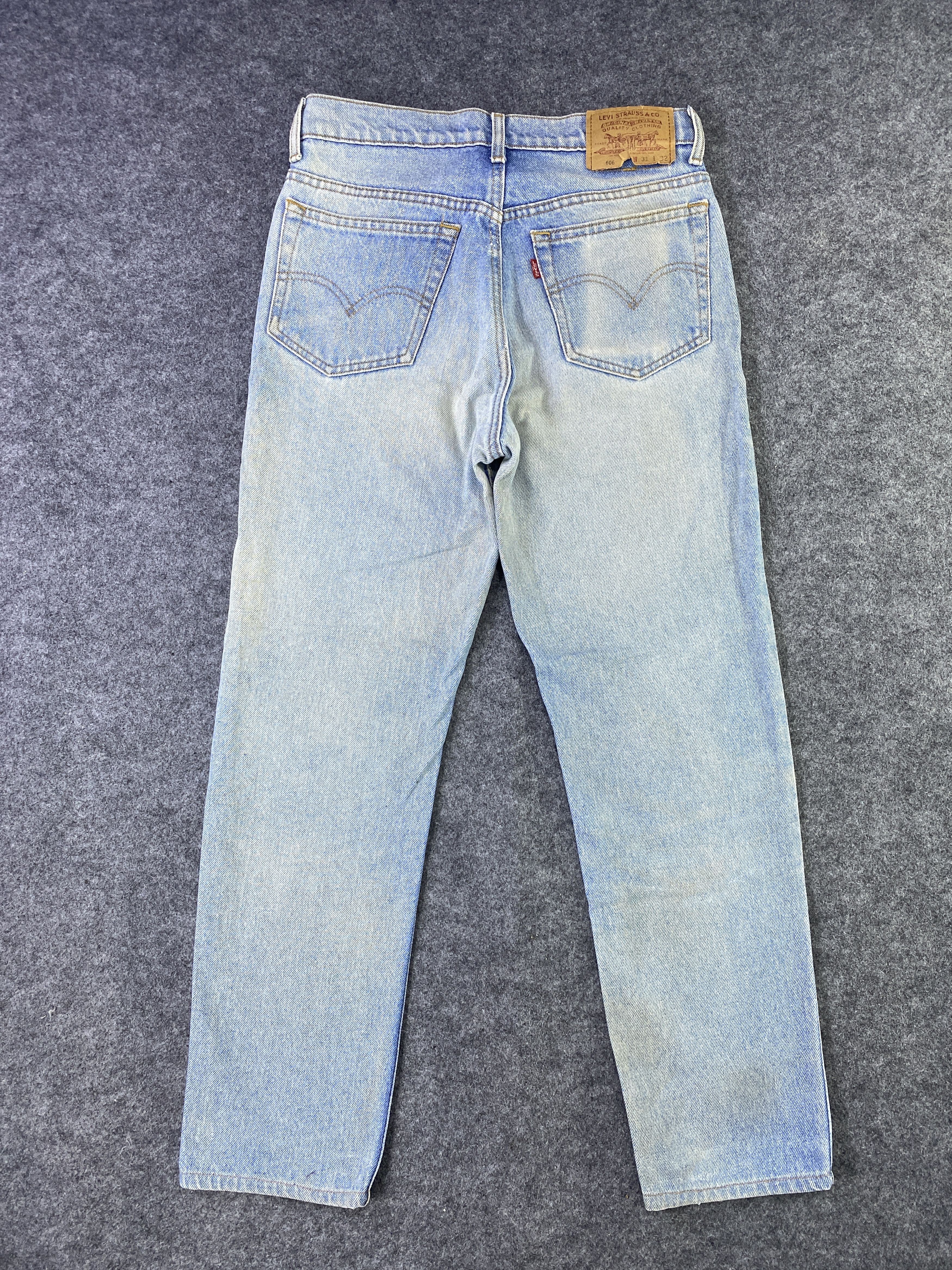 Levi's VINTAGE LEVI'S 606 BLUE WASH JEANS-J886 Size US 30 / EU 46 - 3 Thumbnail