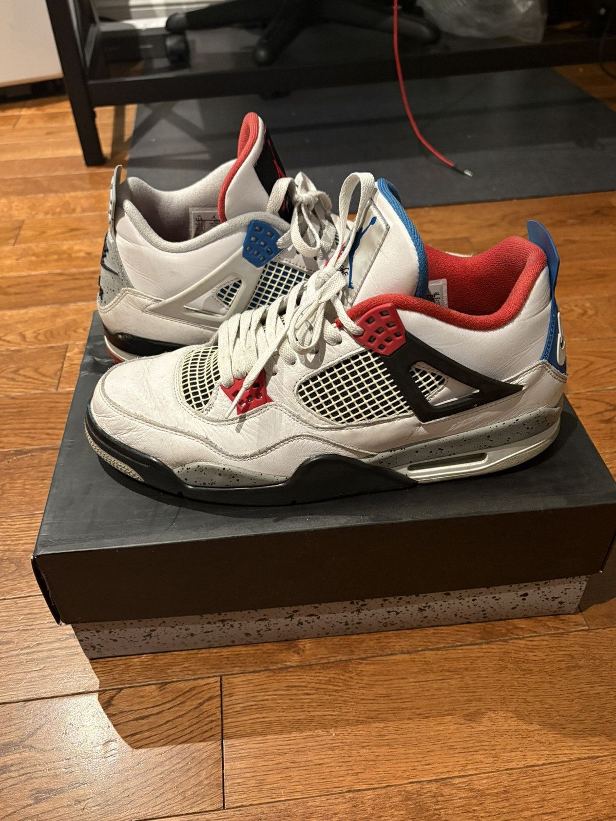 Jordan Brand × Nike Nike Air Jordan 4s What The Size US 11.5 / EU 44-45 - 3 Thumbnail