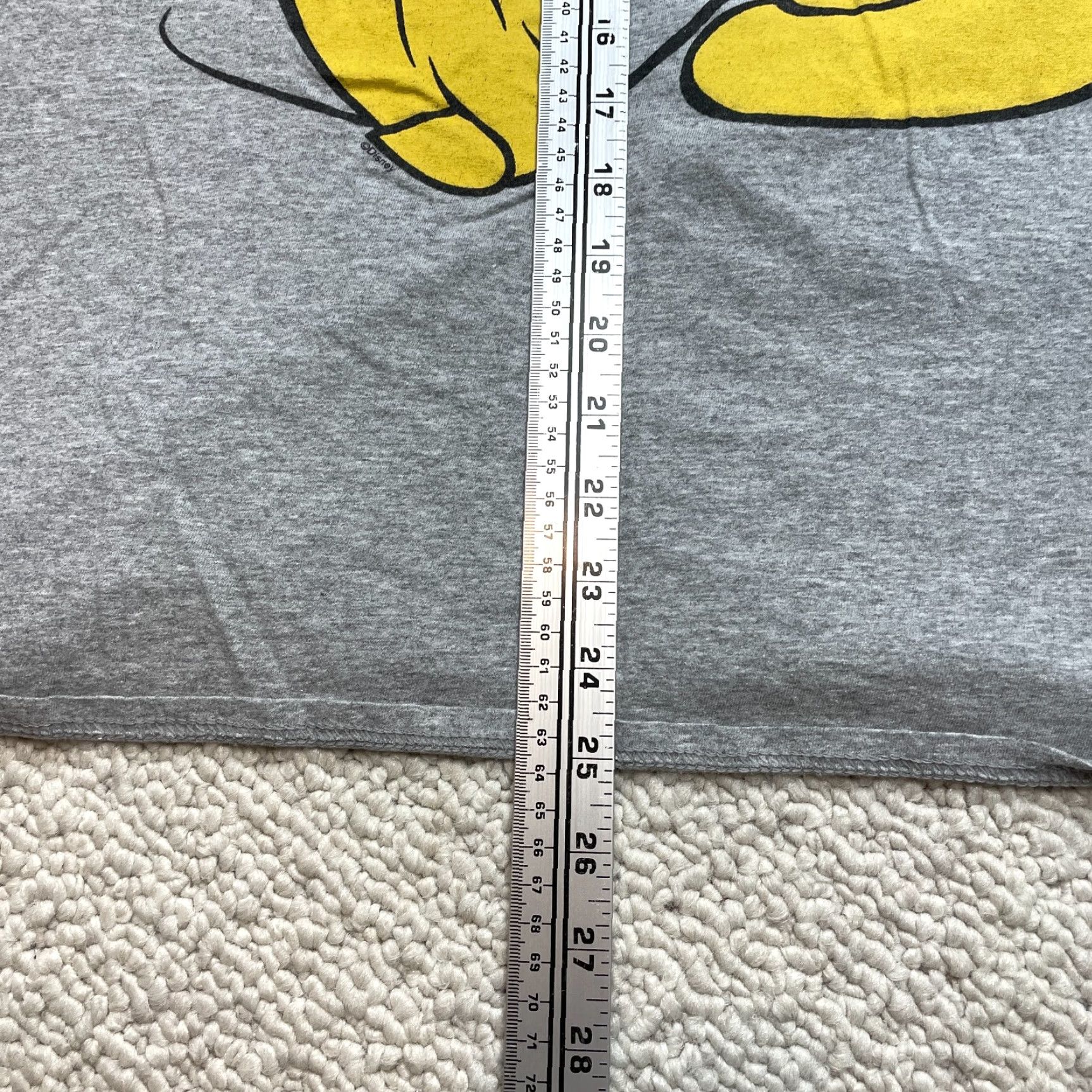 Disney Disney Mickey Mouse Shirt Mens 2XL Gray Graphic Tee Short Sleeve Cartoon Crew Size US XXL / EU 58 / 5 - 5 Thumbnail