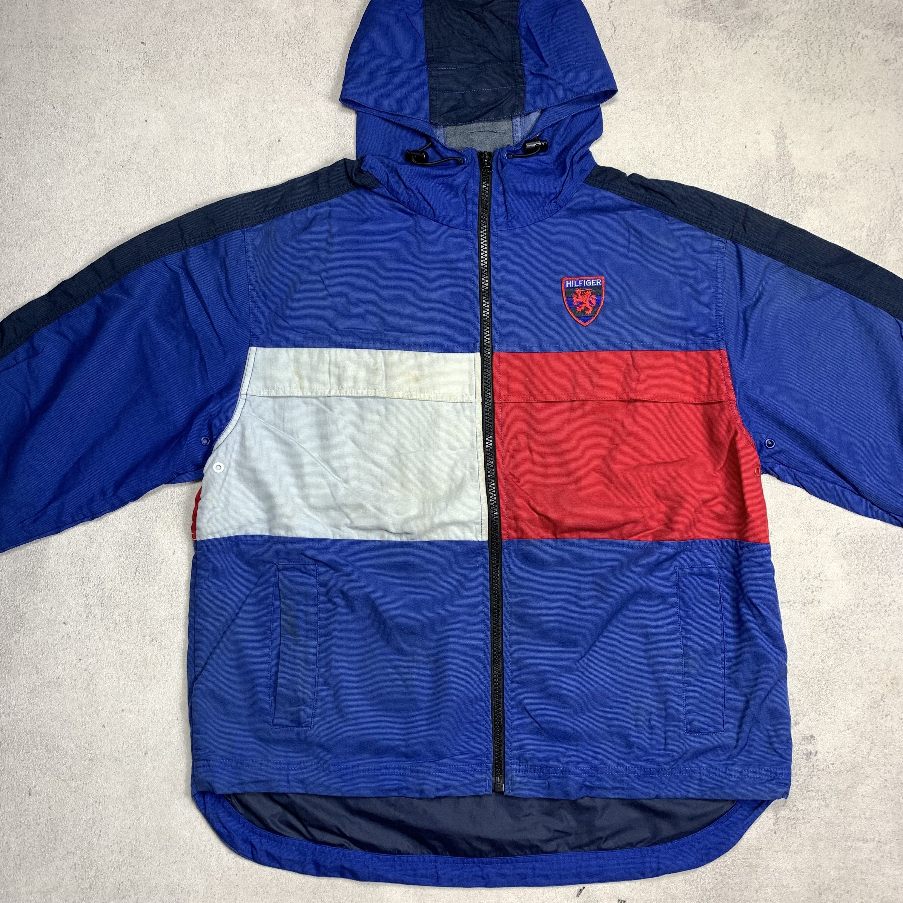 Tommy Hilfiger Vintage 90s Tommy Hilfiger Big Flag Logo Jacket Size US M / EU 48-50 / 2 - 4 Thumbnail
