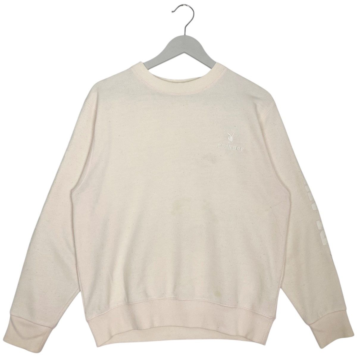 Vintage Vintage Playboy Sweatshirt Crewneck Soft Pink Big Logo Size US M / EU 48-50 / 2 - 1 Thumbnail