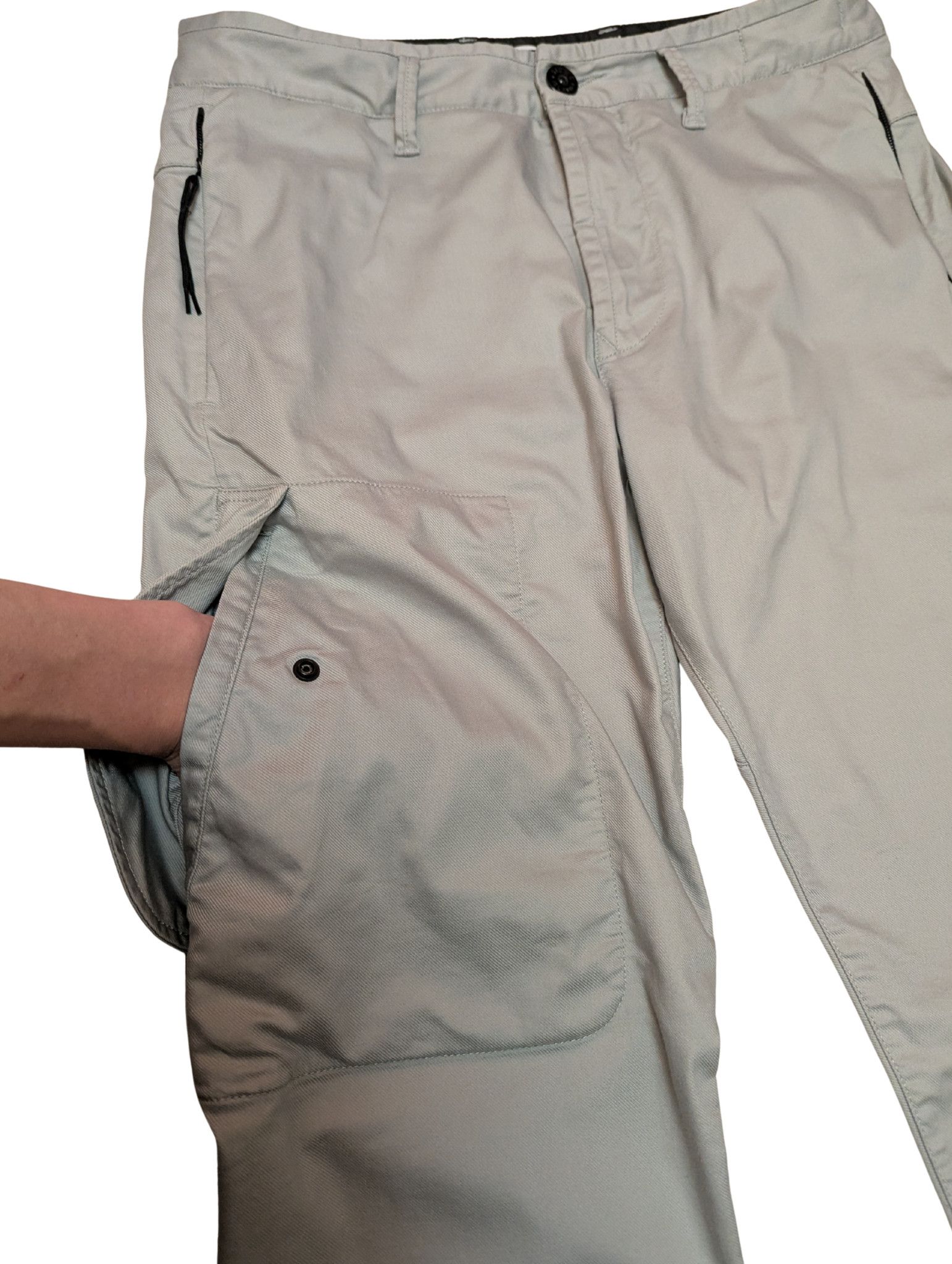 Stone Island Stone Island cargo pants in light grey, Type RE-T fit. Size US 30 / EU 46 - 6 Thumbnail