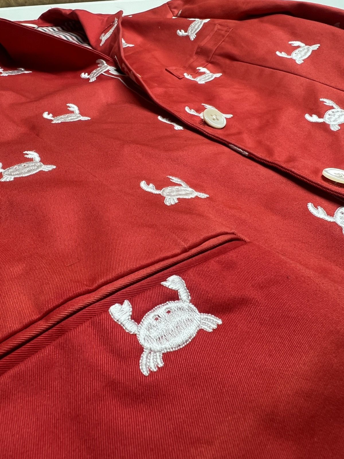 Thom Browne Crab embroidered blazer Size US M / EU 48-50 / 2 - 6 Thumbnail
