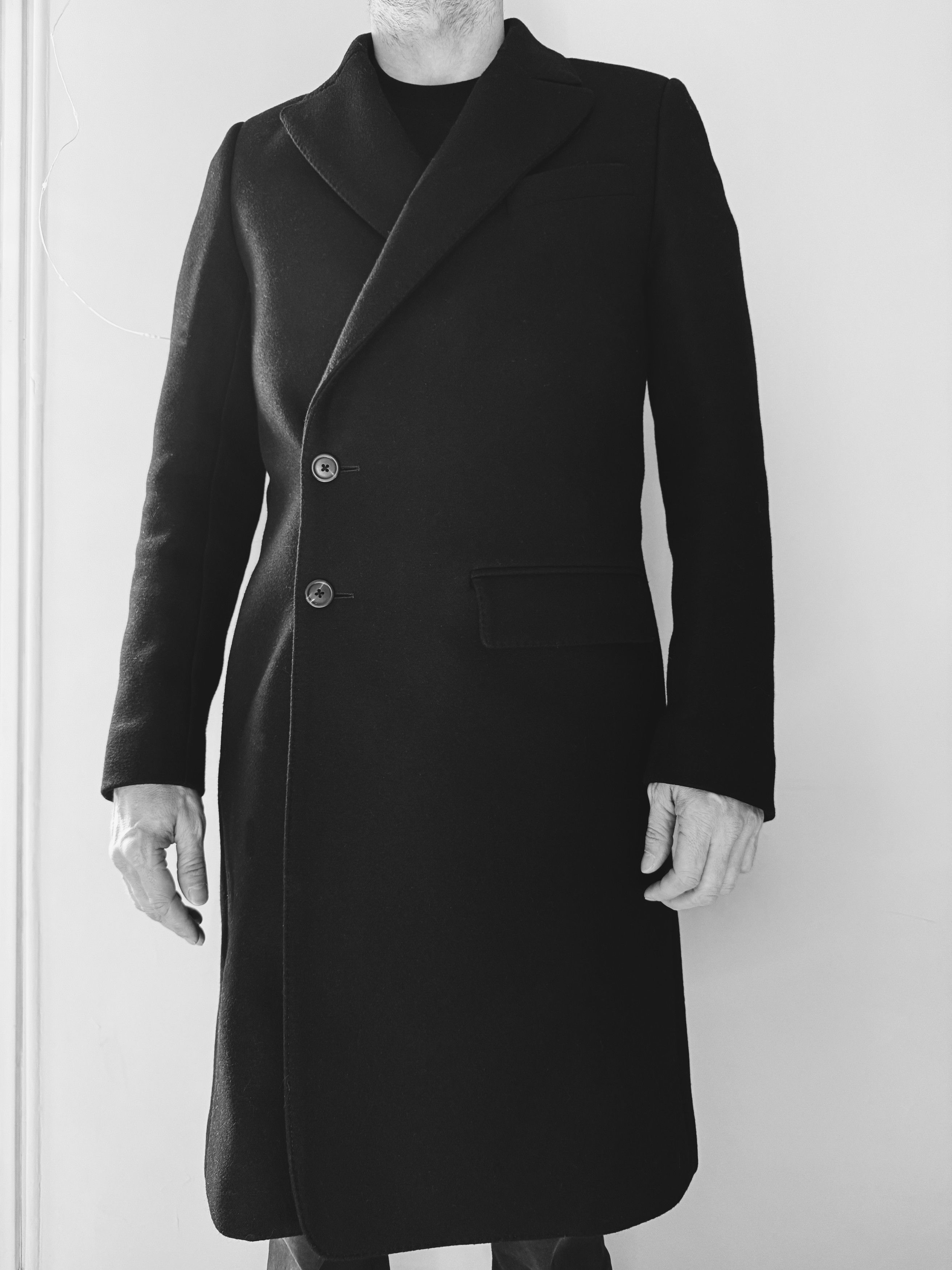 Ann Demeulemeester COAT CAPPOTTO BLACK Size US S / EU 44-46 / 1 - 3 Thumbnail
