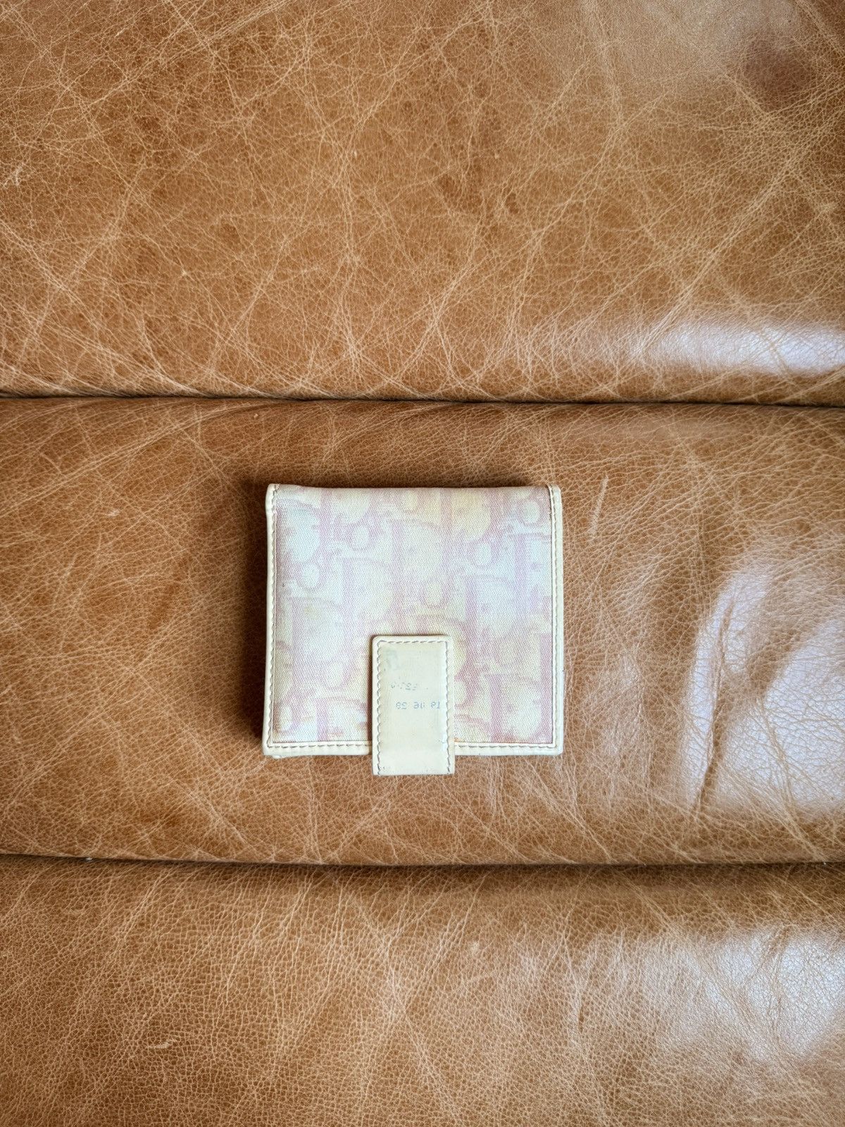 Dior Vintage Pink Oblique Wallet Size ONE SIZE - 2 Thumbnail