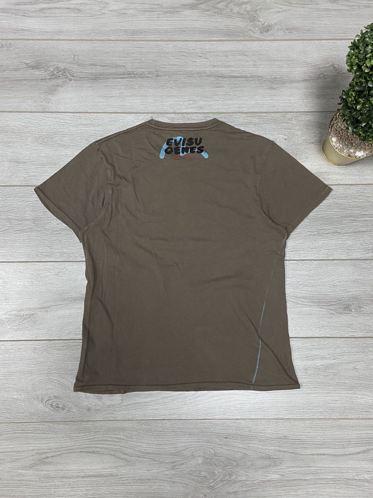 Evisu Evisu genes big print logo seagull vintage Japanese t-shirt Size US S / EU 44-46 / 1 - 2 Thumbnail