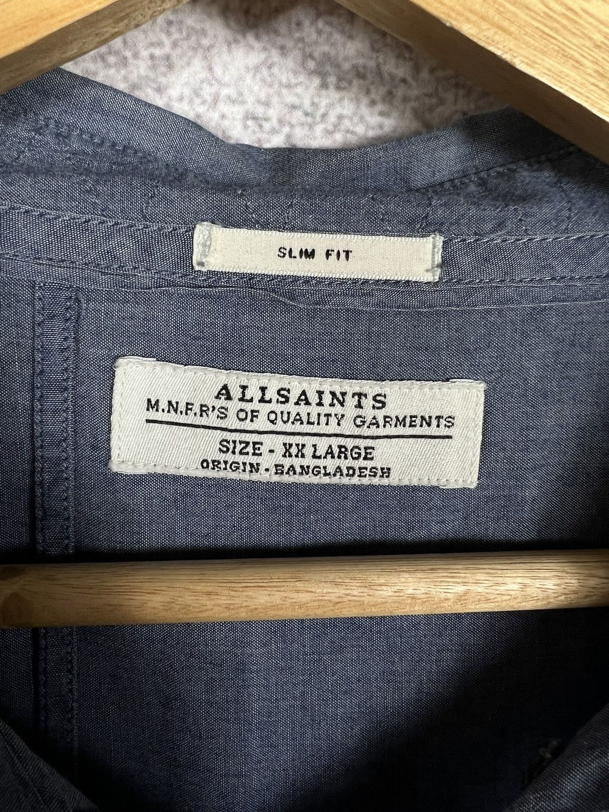 Allsaints Allsaints Long sleeve Shirt Size US XXL / EU 58 / 5 - 3 Thumbnail