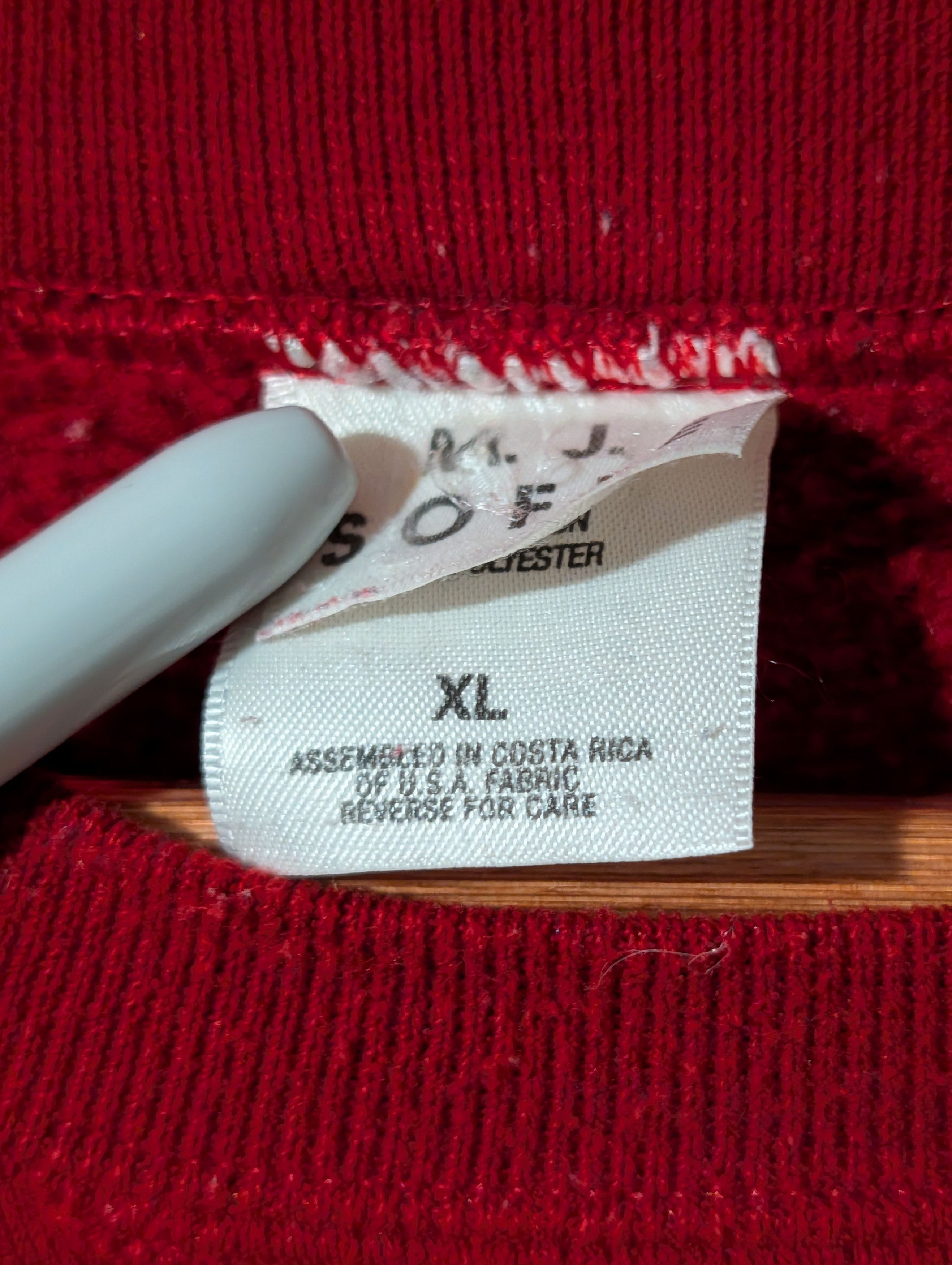 NCAA Vtg Alabama Crimson Tide MJ Soffe Sweatshirt Crimson NCAA Size US XL / EU 56 / 4 - 3 Thumbnail