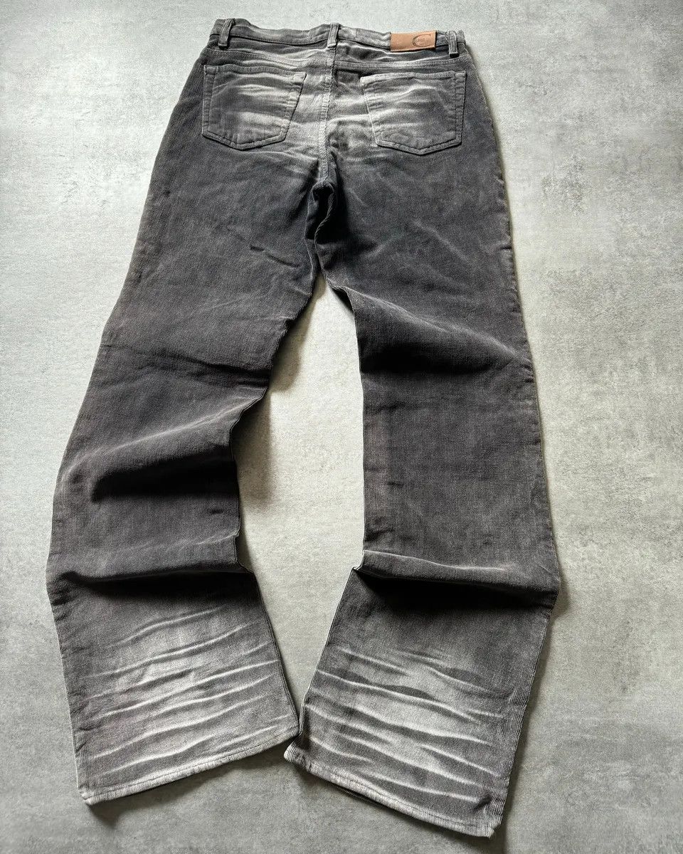 Just Cavalli × Vintage SS2004 Cavalli Velvet Grey Pants Size US 30 / EU 46 - 4 Thumbnail