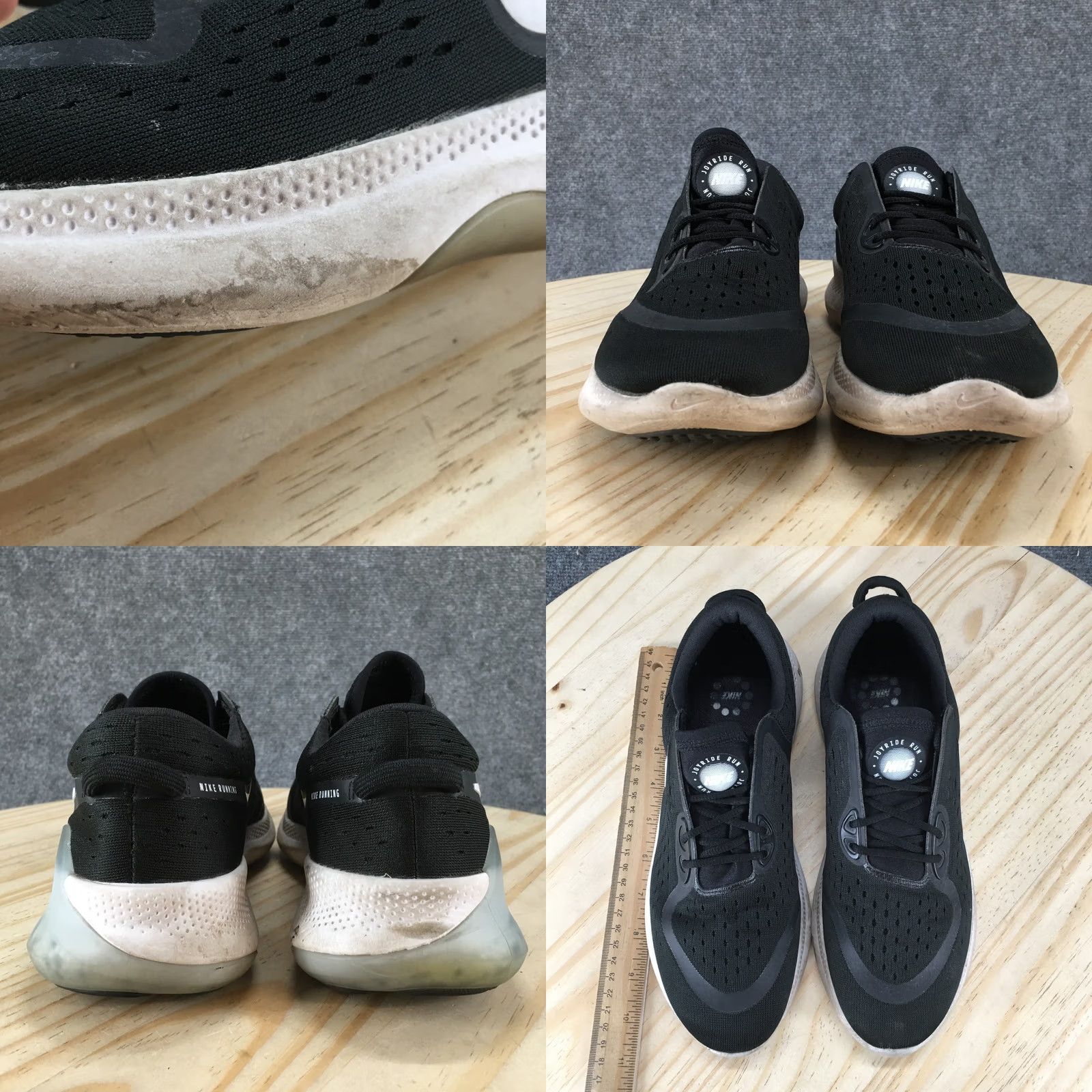 Nike Nike Joyride Dual Run Sneakers Womens 9.5 Black White Lace Up Low Top Shoe Size L / US 10 / IT 46 - 9 Thumbnail