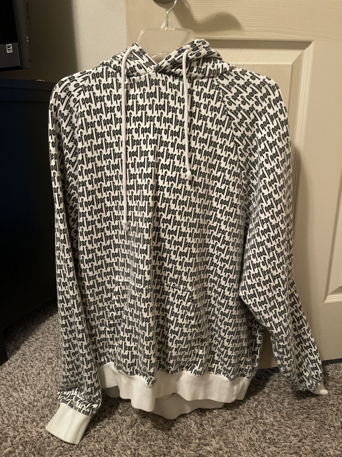 Fear of god full print hoodie on sale