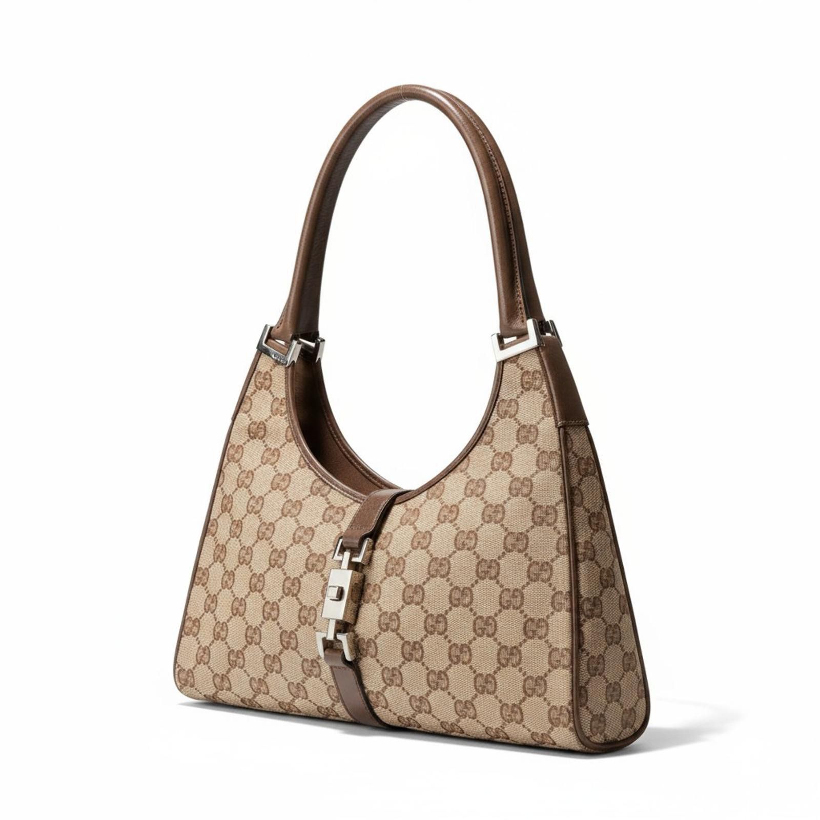 Gucci Gucci - Brown GG Canvas Shoulder Bag Size ONE SIZE - 1 Thumbnail