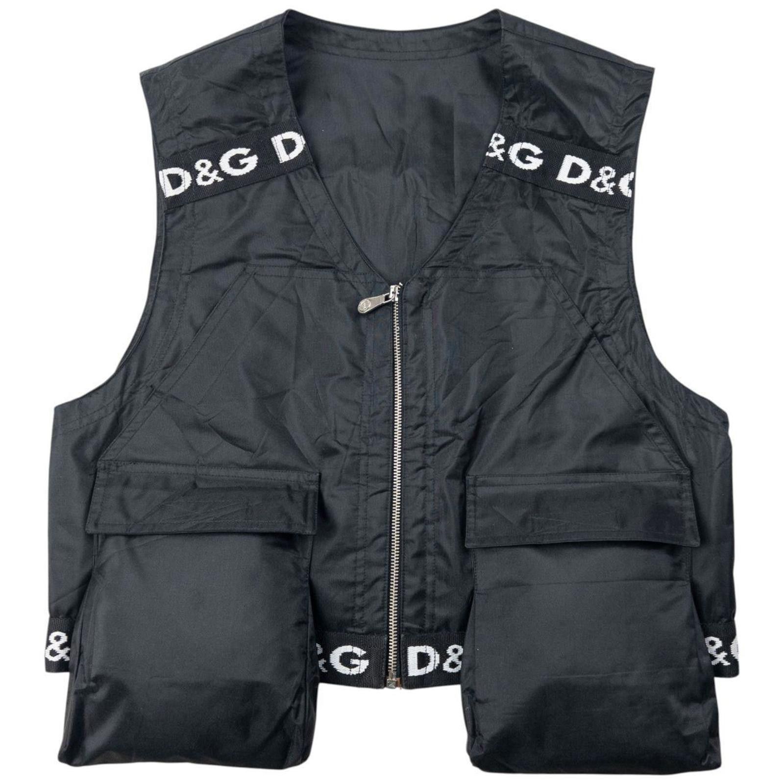 Dolce & Gabbana Vintage 90s Dolce & Gabbana Detachable Backpack Gilet Vest S Size US S / EU 44-46 / 1 - 3 Thumbnail