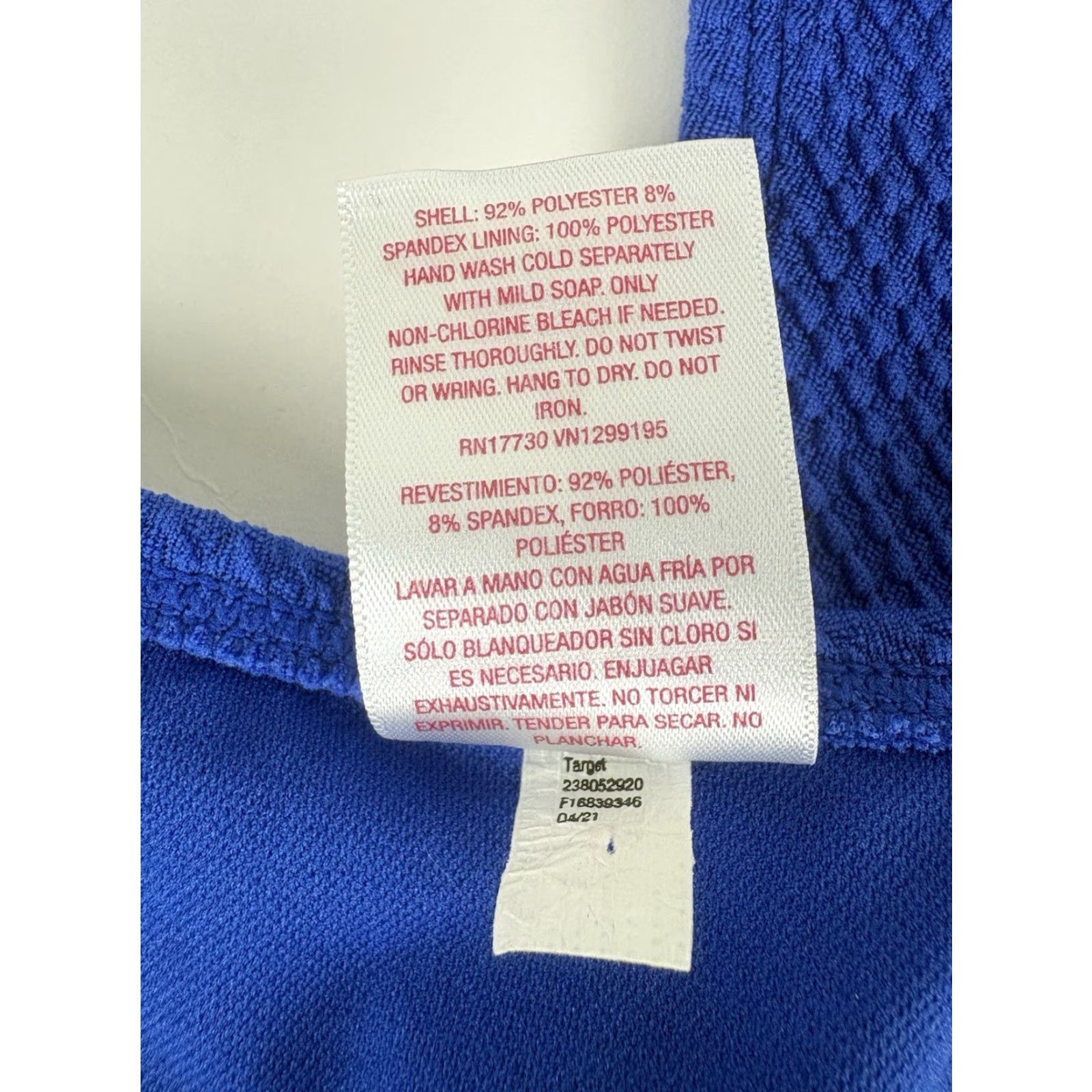 Vintage Xhiliration Blue Bikini Bottoms Womens M Bottoms Size 32" / US 10 / IT 46 - 6 Thumbnail