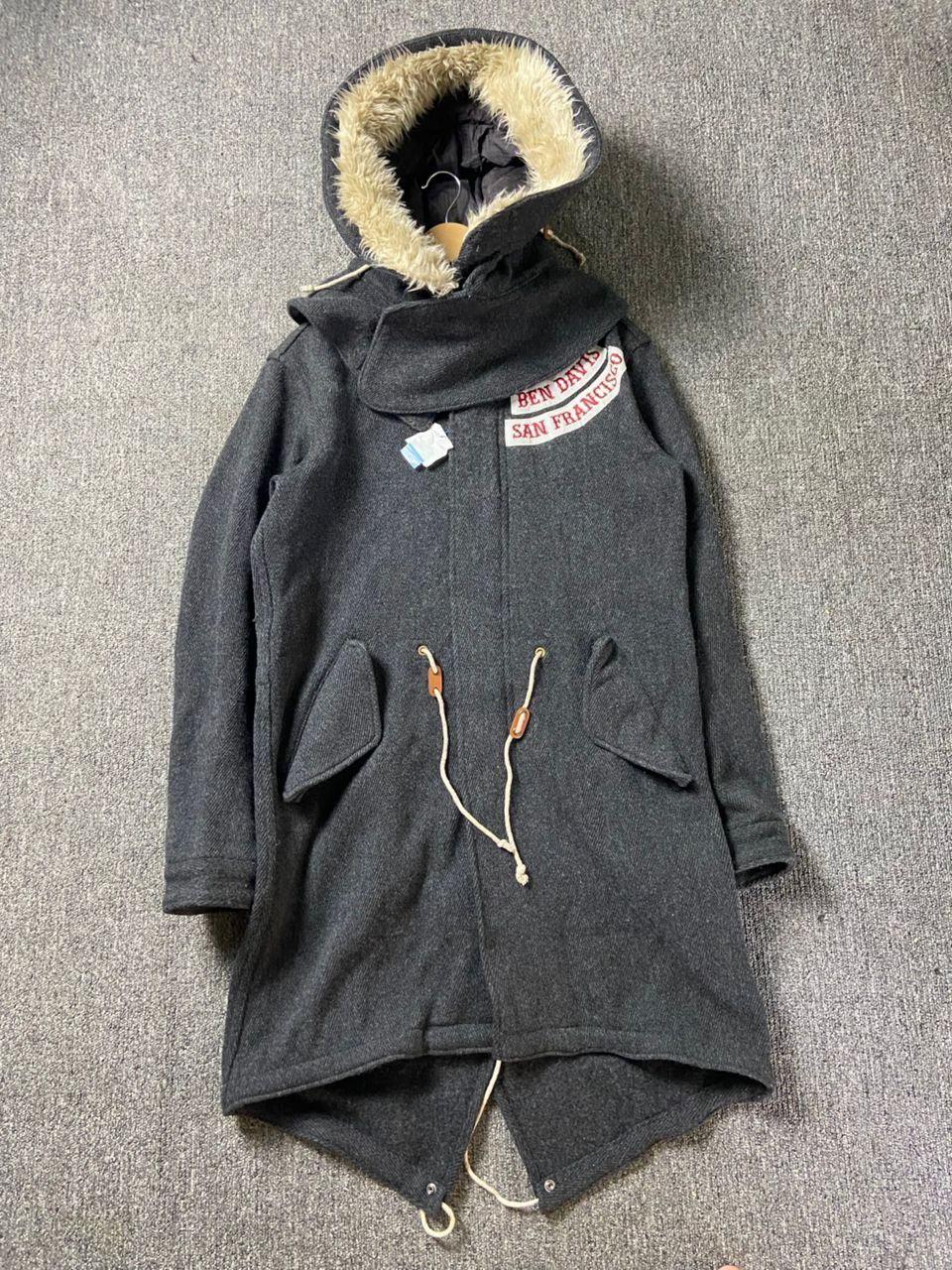Ben Davis Ben Davis Wool Blend + Faux Fur Parka Coat (198) Size US XS / EU 42 / 0 - 1 Thumbnail
