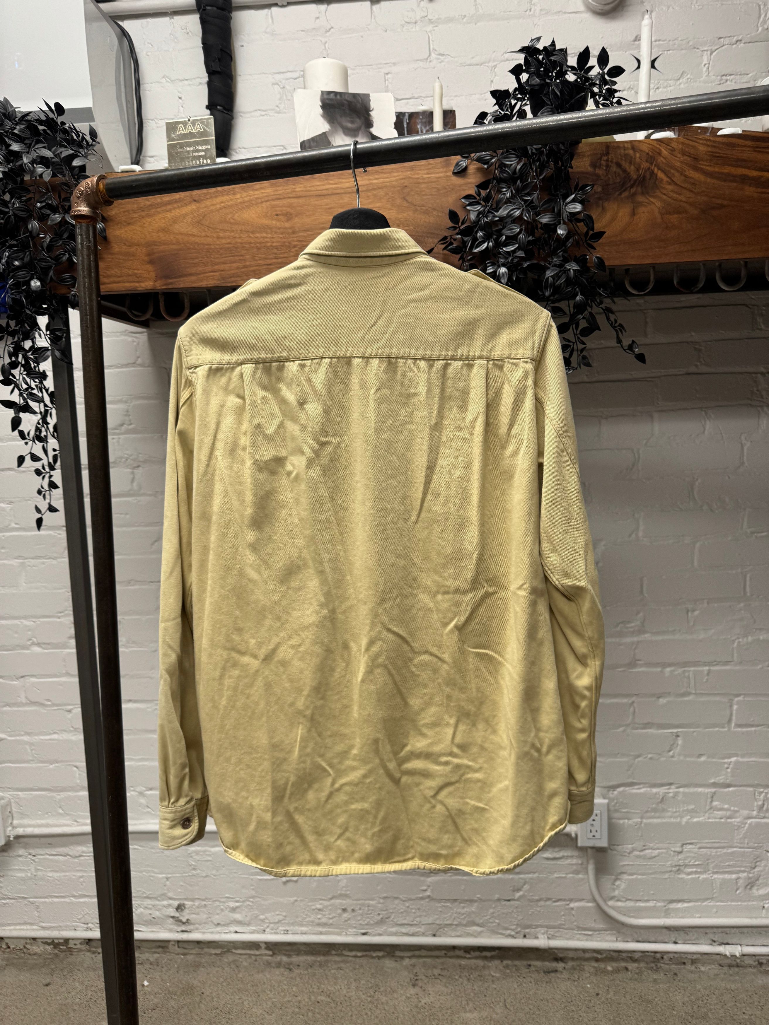 Helmut Lang SS1996 Helmut Lang Military ‘Epaulette’ Button Up Shirt Size US L / EU 52-54 / 3 - 4 Thumbnail