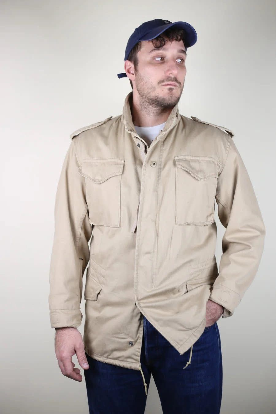 Alpha Industries Vintage 80s Alpha Industries Field Jacket Size US M / EU 48-50 / 2 - 1 Thumbnail