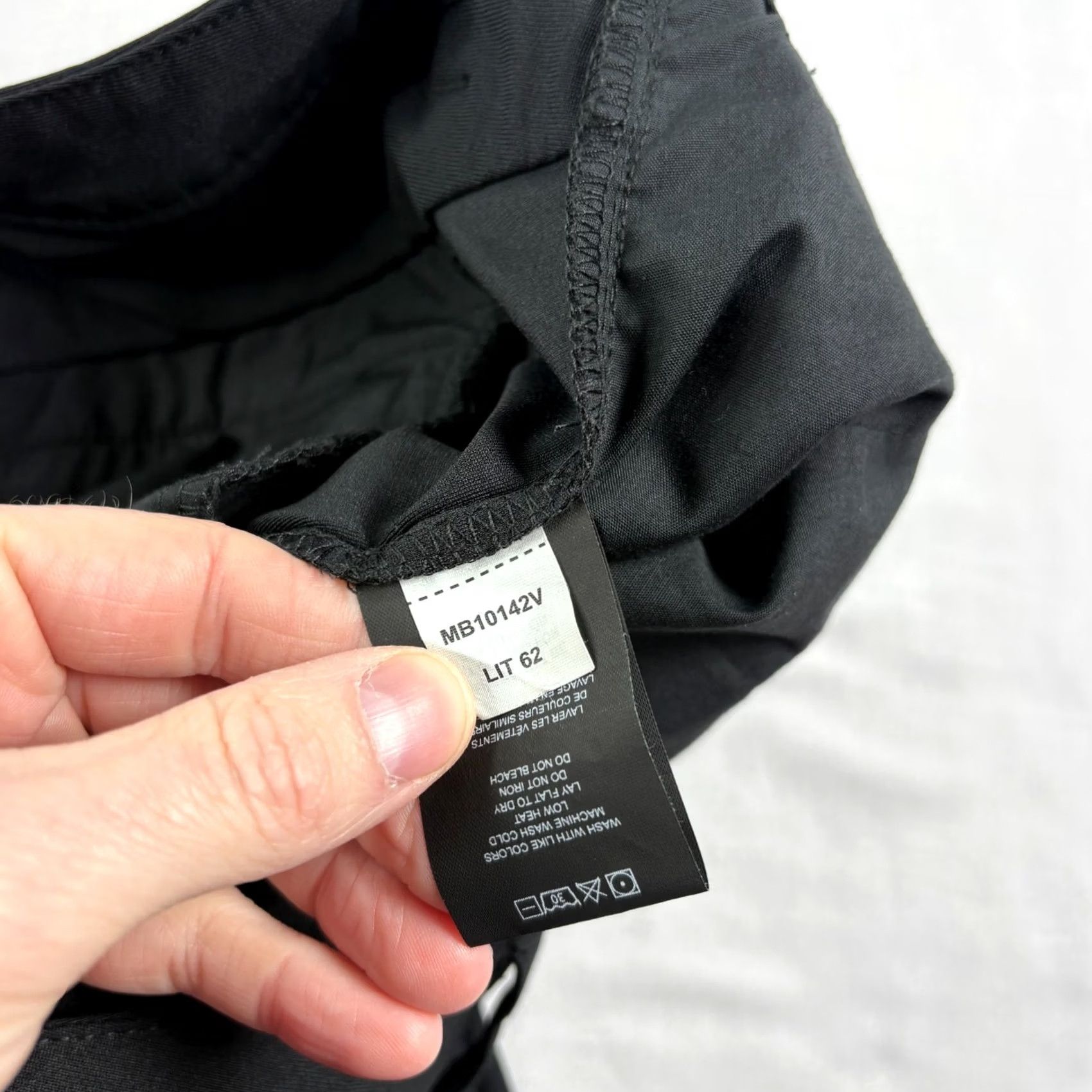 Cuts Cuts Chino Pants Slim Straight 32x31 Black 5 Pocket Stretch Polyester Mens Regular Inseam 31 Front Flat Logo Casual Size US 32 / EU 48 - 6 Thumbnail