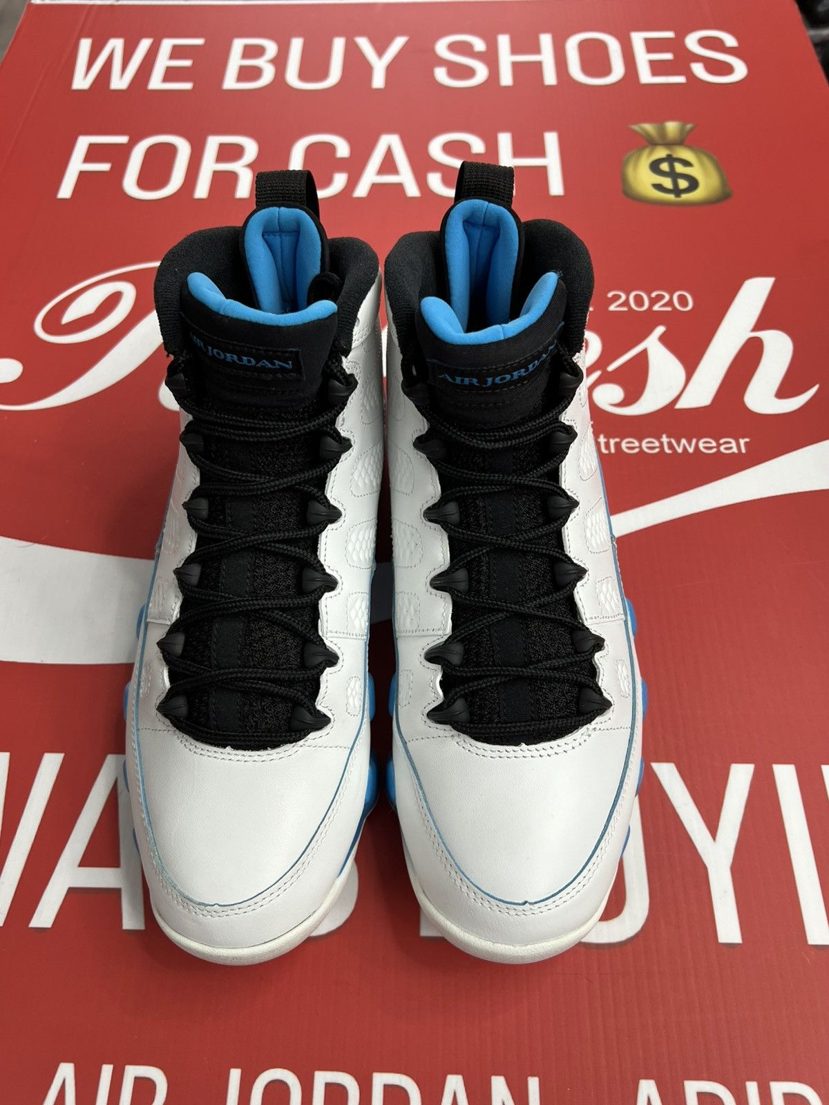 Jordan Brand Air Jordan 9 Retro Powder Blue Size 9 (FQ8992-101) Size US 9 / EU 42 - 4 Thumbnail