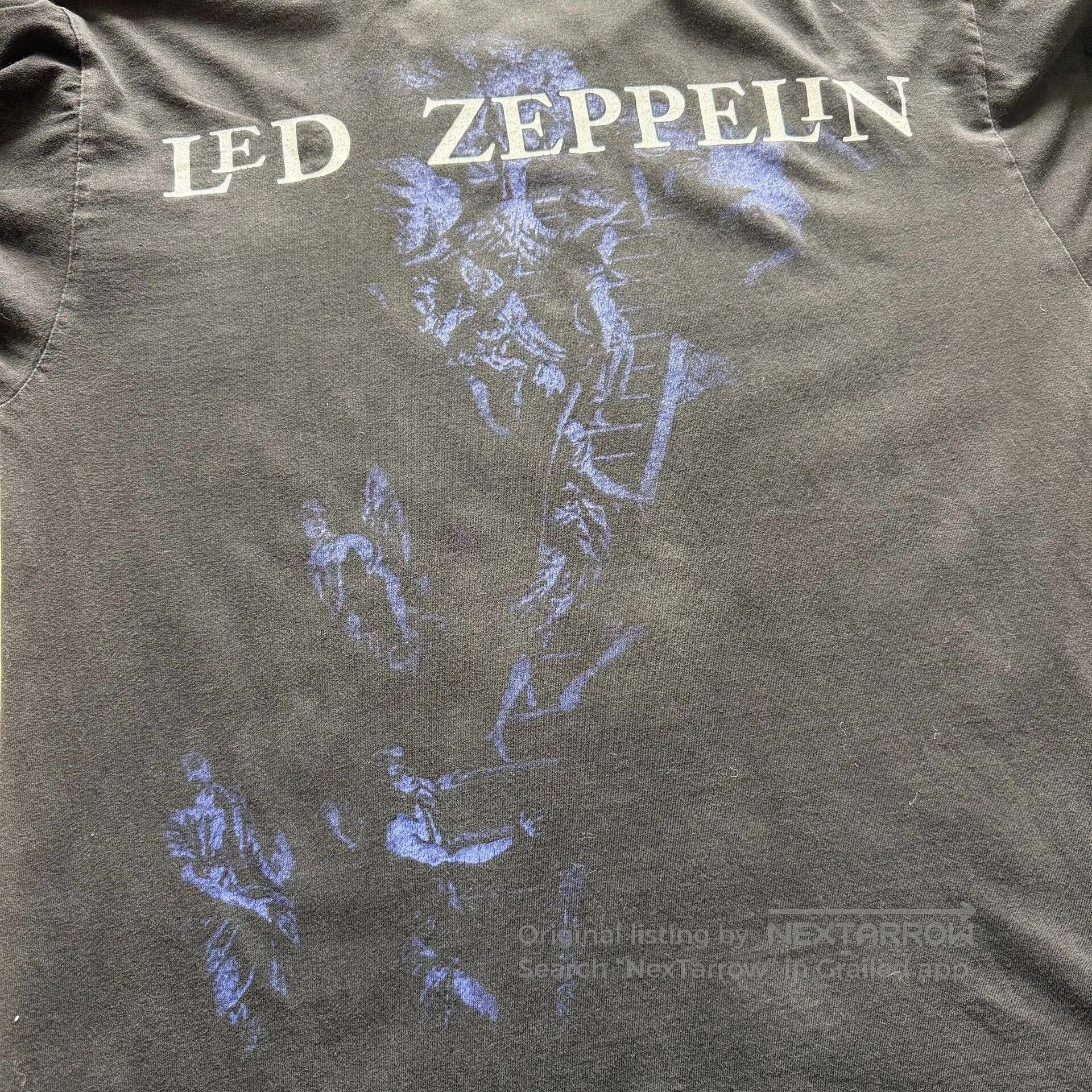 Vintage Vintage 90s Led Zeppelin Longsleeve Bootleg. Size US M / EU 48-50 / 2 - 6 Thumbnail