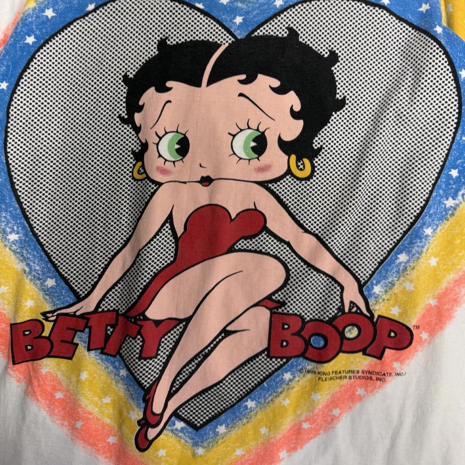 Designer 1993 Betty Boop Big Heart Tee -- 2XL -- Size US XXL / EU 58 / 5 - 3 Thumbnail