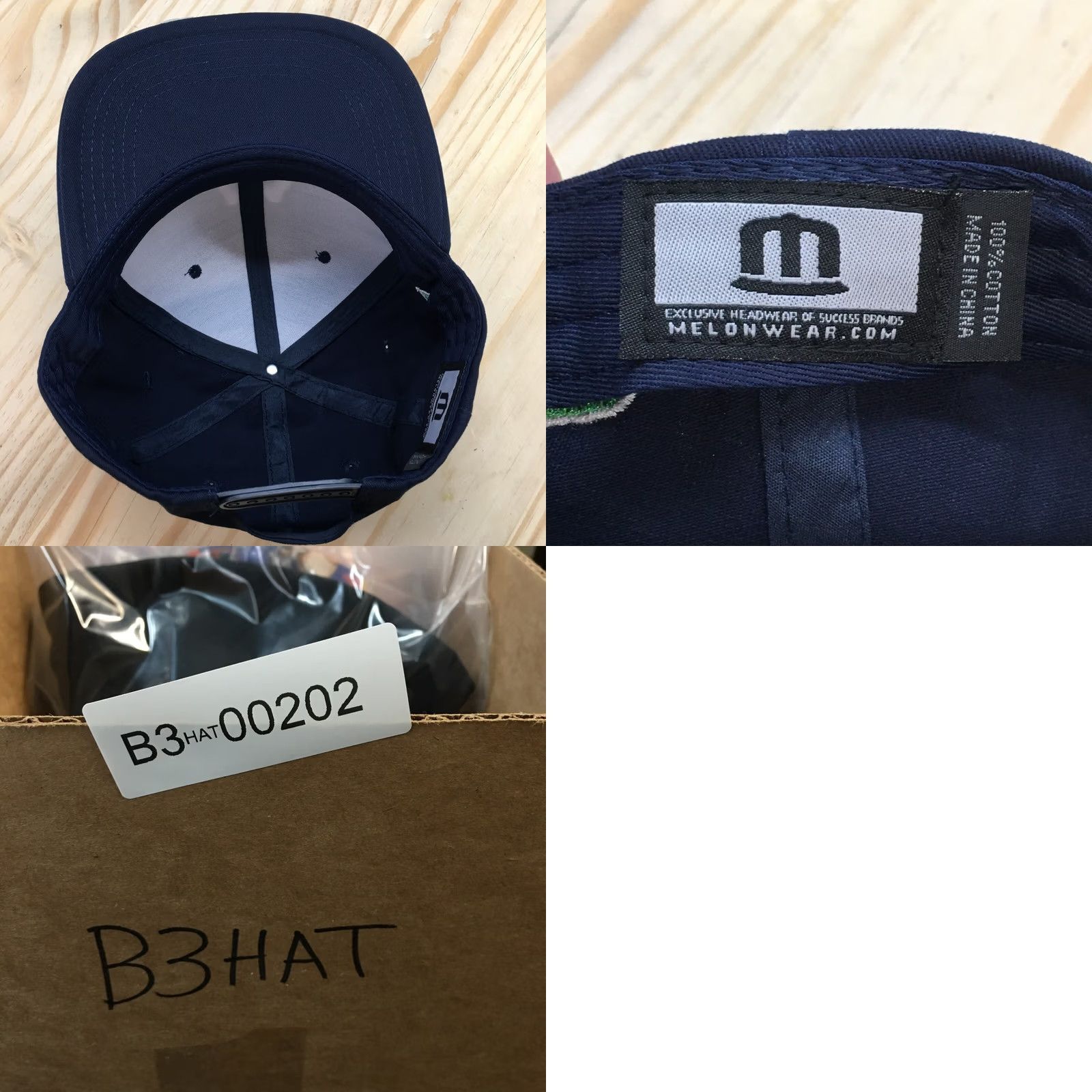 Twins Melon Wear Minnesota Twins Snapback Hat Mens Blue One Size Embroidered Logo Size ONE SIZE - 8 Thumbnail