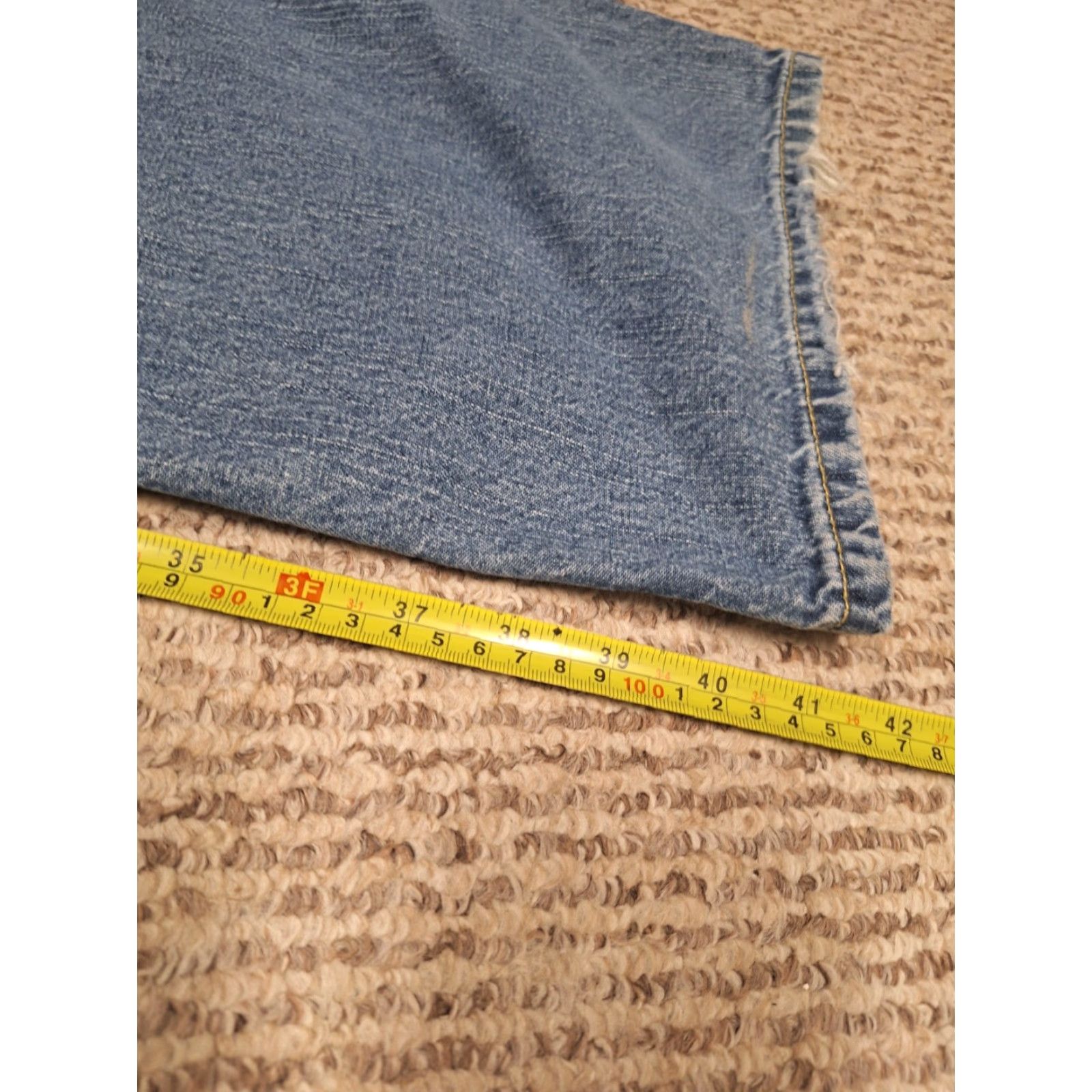 Levi's VINTAGE Levi’s Silvertab Carpenter Jeans 40x30 Grunge Wide-Leg Jeans Mens Baggy 40in Light Blue Utility Distressed Bottoms Size US 40 / EU 56 - 7 Thumbnail