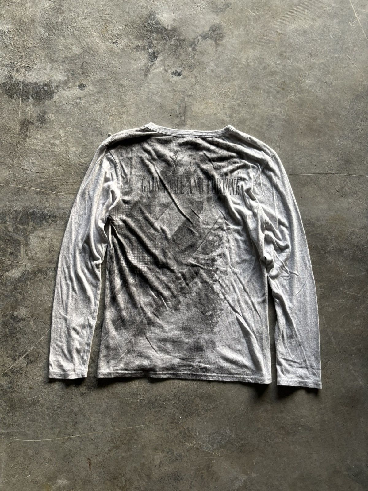 JACKROSE jackrose y2k skull design long sleeve i6w9/lgb archive style Size US M / EU 48-50 / 2 - 9 Thumbnail