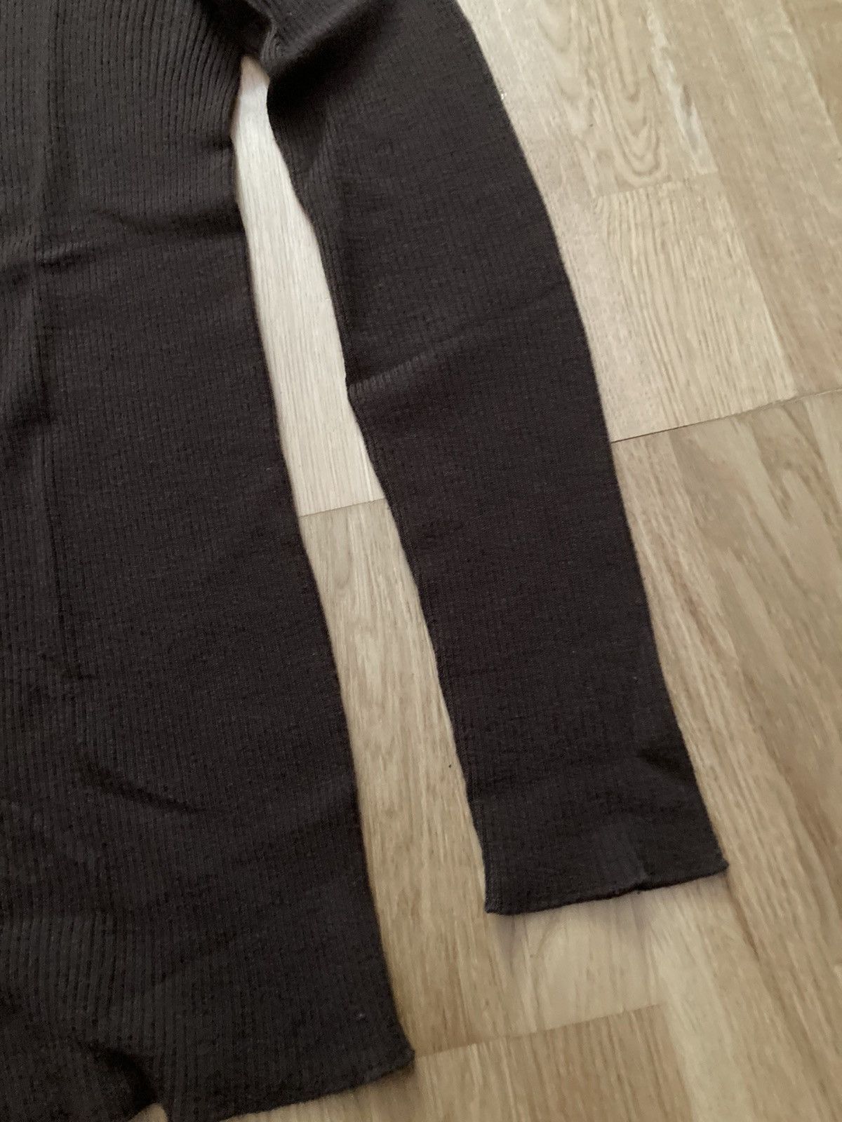 Rick Owens F/W 23 "LUXOR" Ribbed Brown Wool Sweater Rick Owens L Size US L / EU 52-54 / 3 - 4 Thumbnail