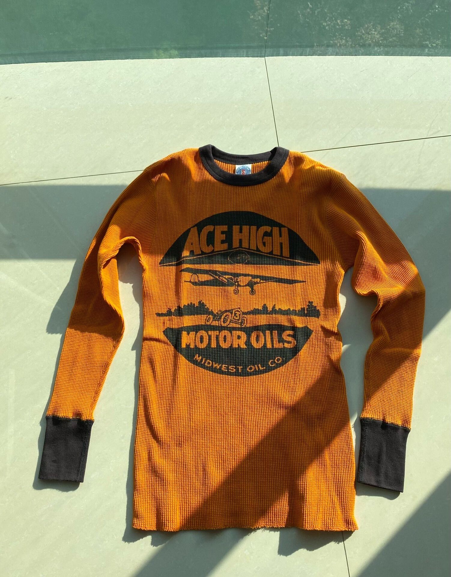 Freewheelers ace high motor oils long sleeve shirt Size US S / EU 44-46 / 1 - 1 Thumbnail