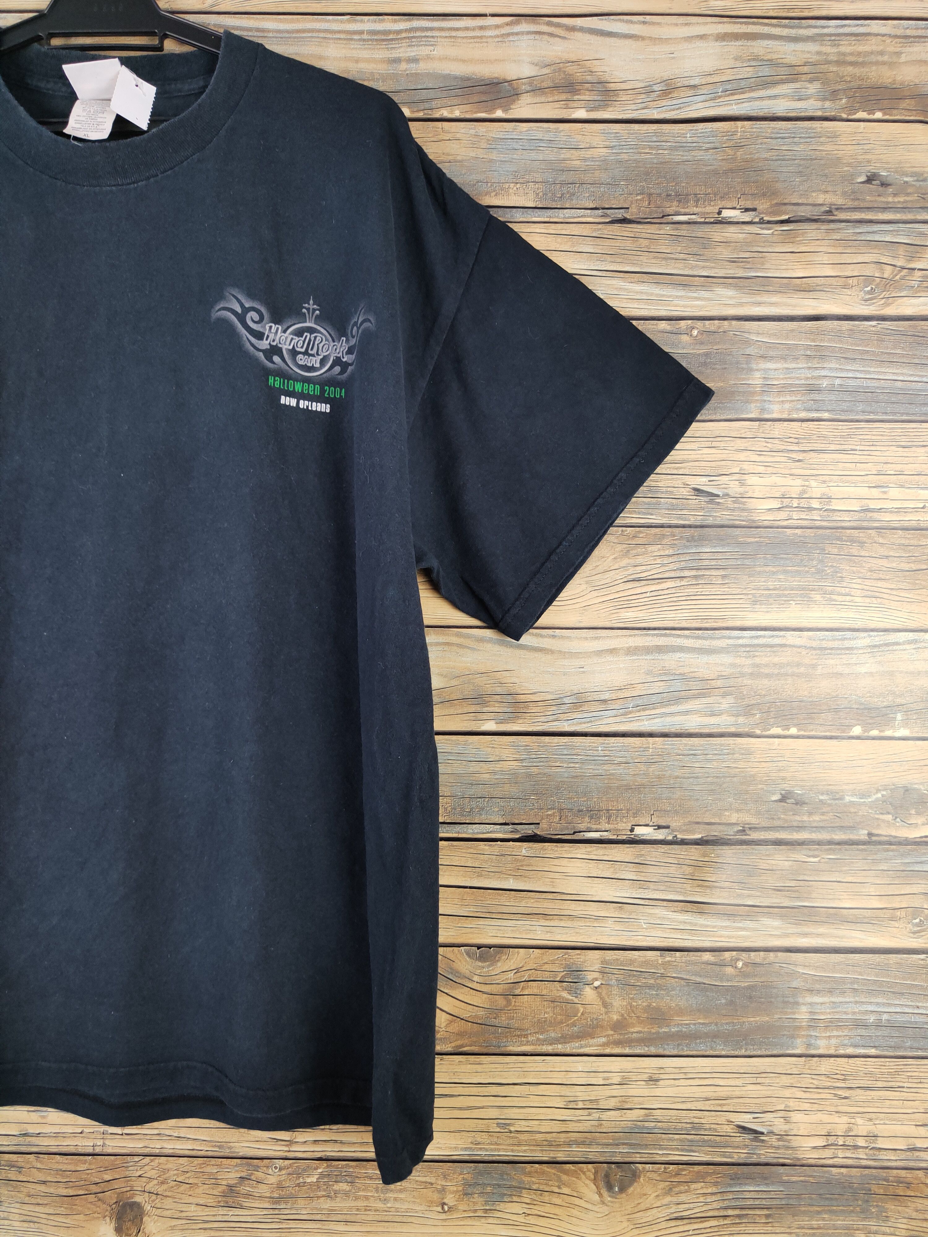 Hard Rock Cafe × Vintage DL Hard Rock Cafe Halloween Black Short Sleeve T-shirt #1024 Size US XL / EU 56 / 4 - 5 Thumbnail
