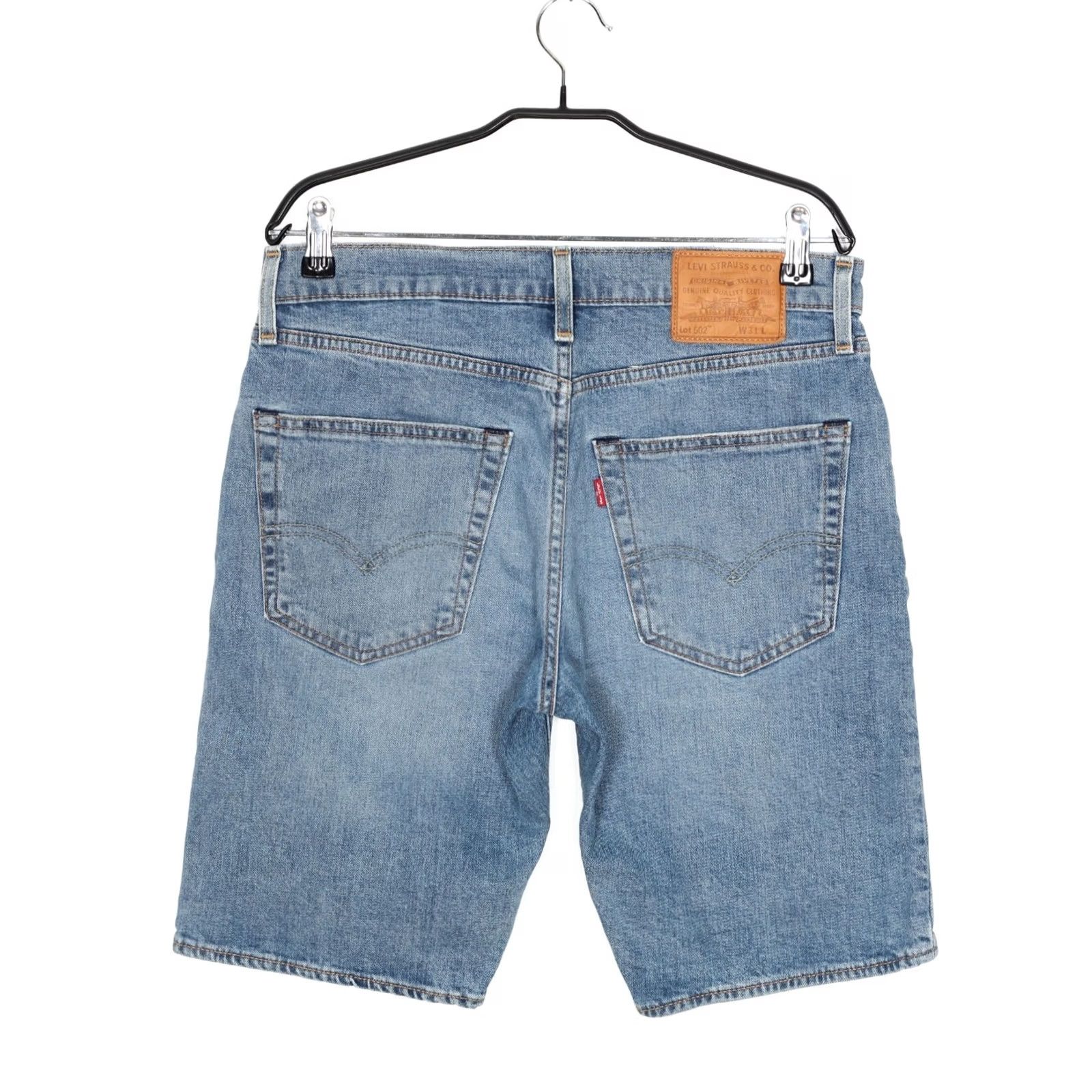Levi's LEVI’S 502 PREMIUM Big E Denim Shorts Men Size W31 Stretch Tapered Jeans DZ6544 Size US 31 - 2 Thumbnail