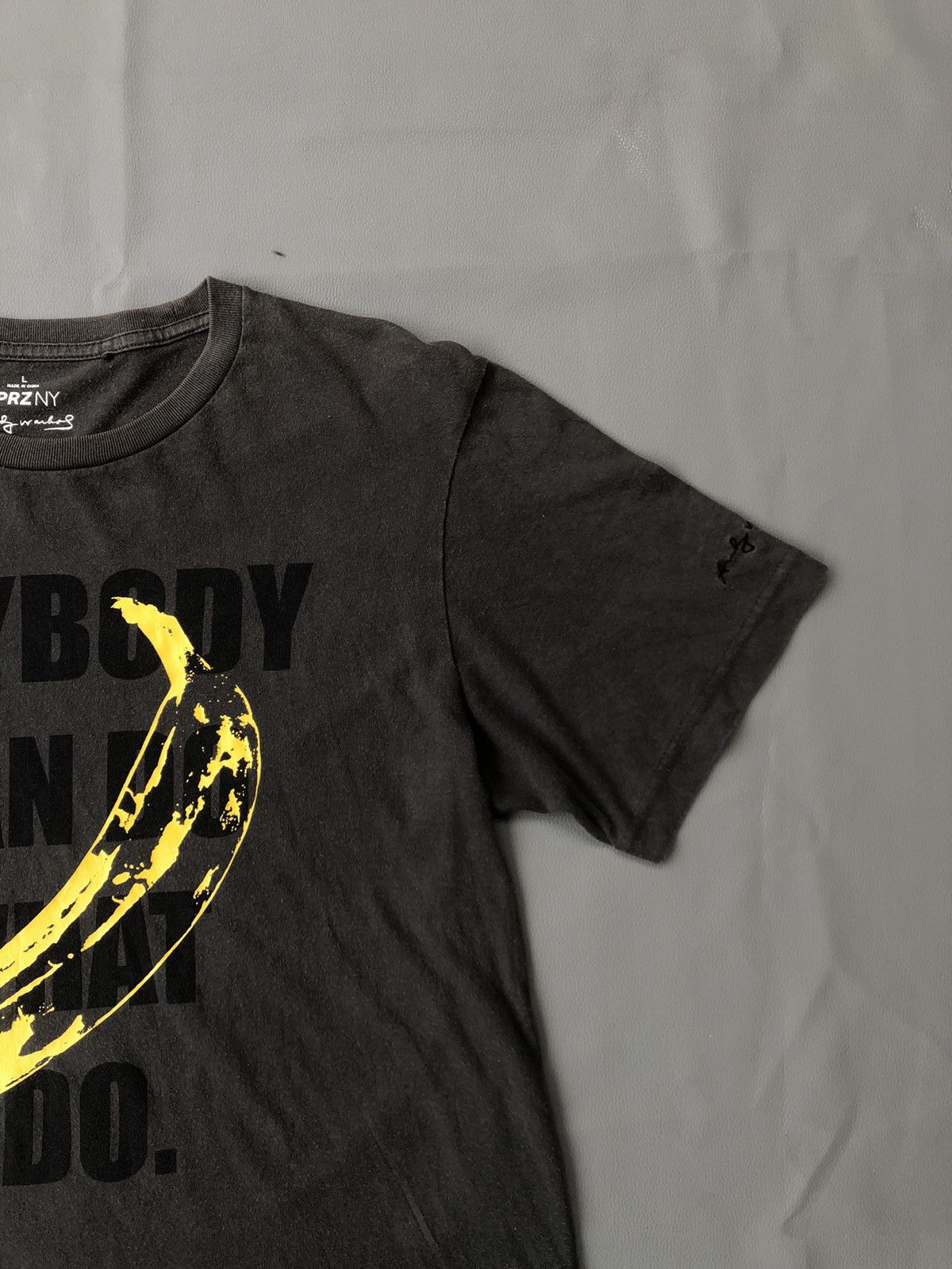 Andy Warhol × Hysteric Glamour × Japanese Brand Japan Andy Warhol X uniqlo Anobody Can Do What I Do Size US L / EU 52-54 / 3 - 2 Thumbnail