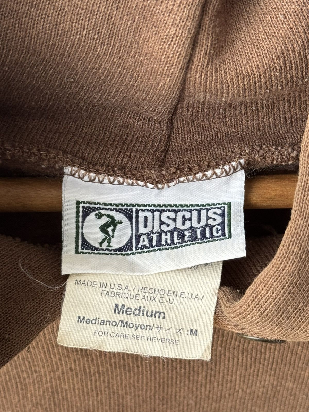 Vintage Vintage Discuss Pull Over Reverse Weave Hoodies Size US M / EU 48-50 / 2 - 6 Thumbnail