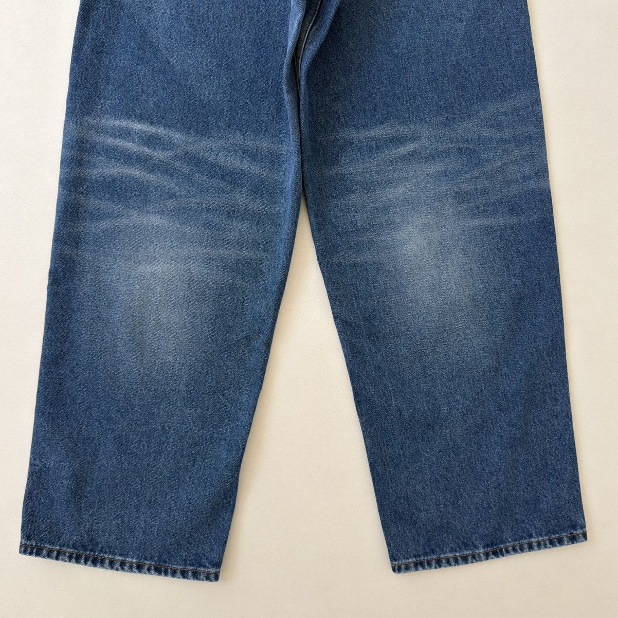 Y/Project A/W 23 ‘’Whiskers Mid Blue’ Washed Jeans Size US 32 / EU 48 - 19 Thumbnail