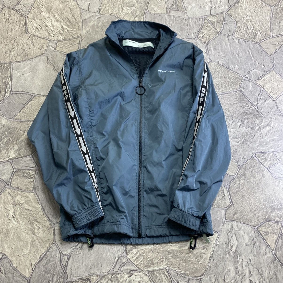 Off-White Off White Light Nylon Track jacket Size US S / EU 44-46 / 1 - 1 Thumbnail