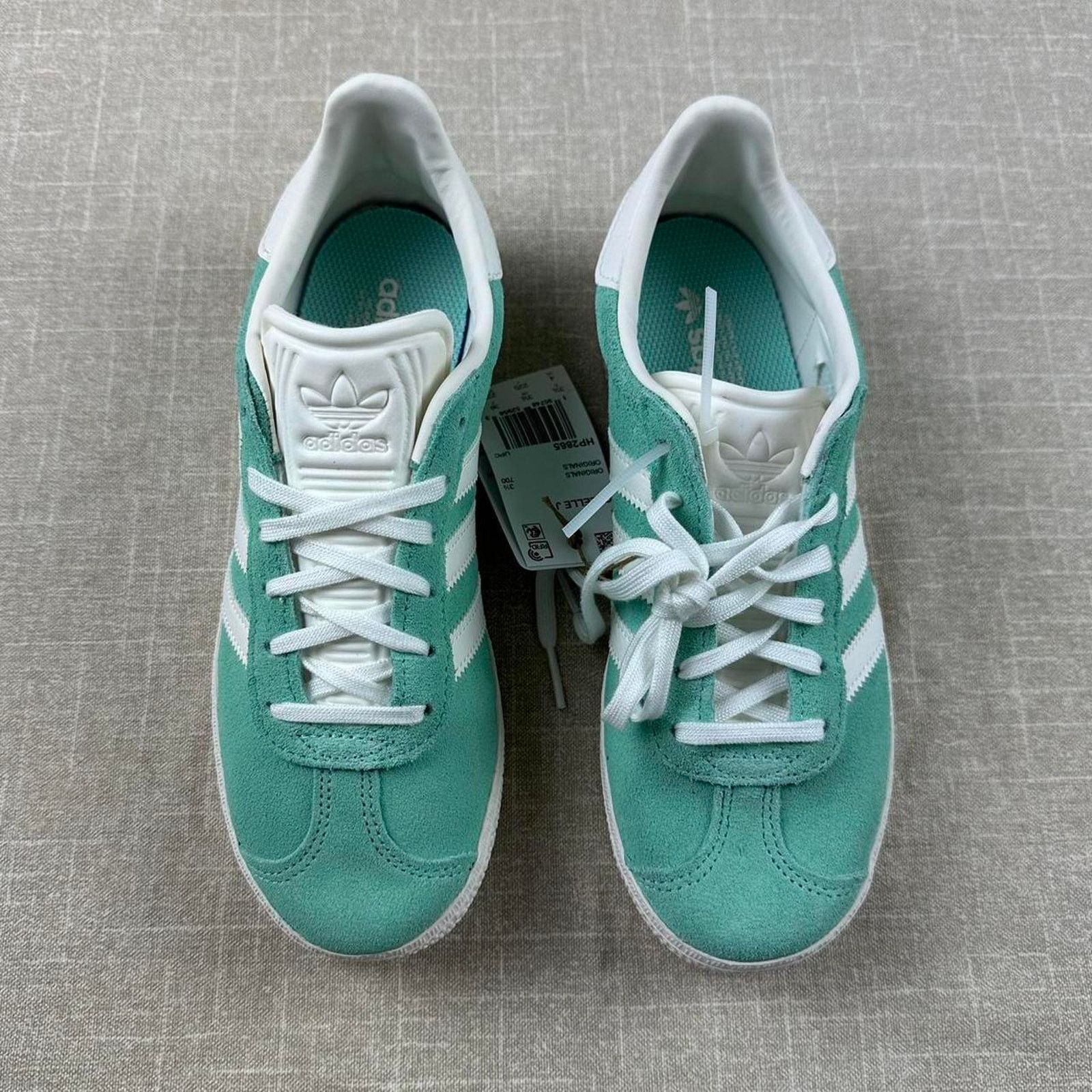 Adidas Adidas Gazelle "Teal" Size US 5 / IT 35 - 3 Thumbnail